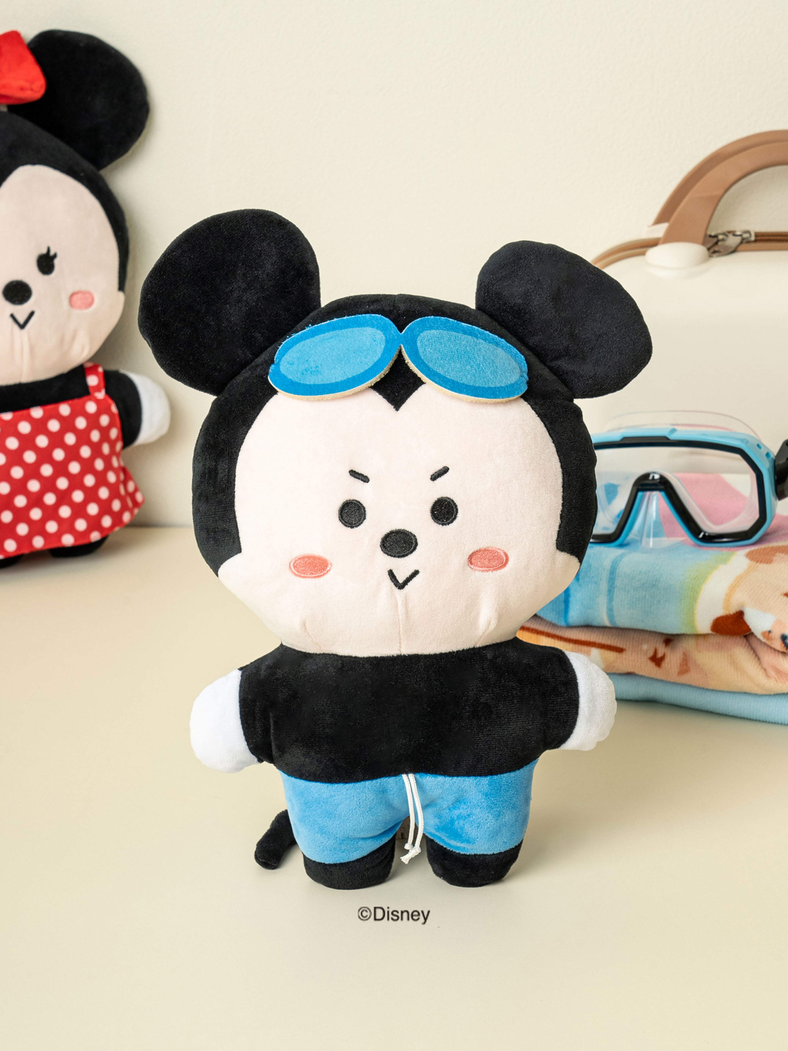 Disney Mickey Friends Swimming Theme Standing Doll