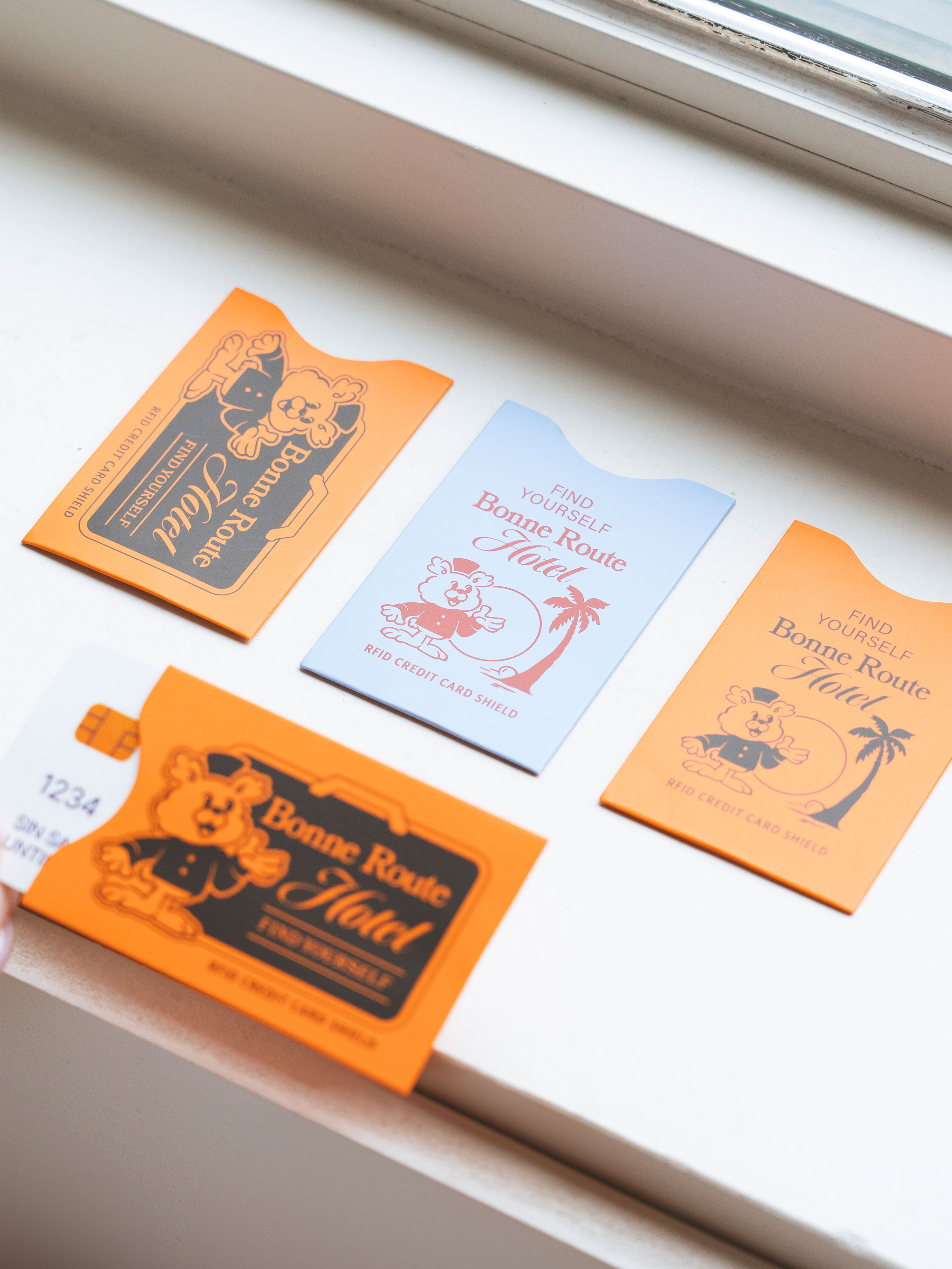 Travel_RFID blocking card case (3 pieces)