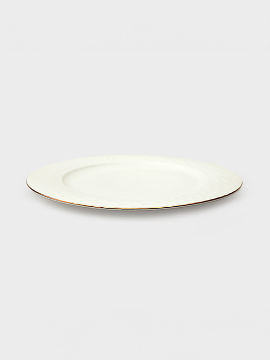 Newborn gilt round plate 26 cm