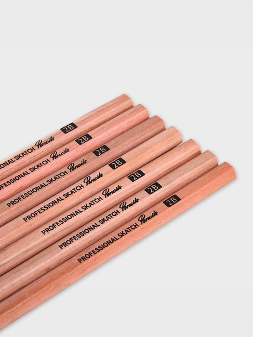 7 Professional Sketch Pencils (2B)