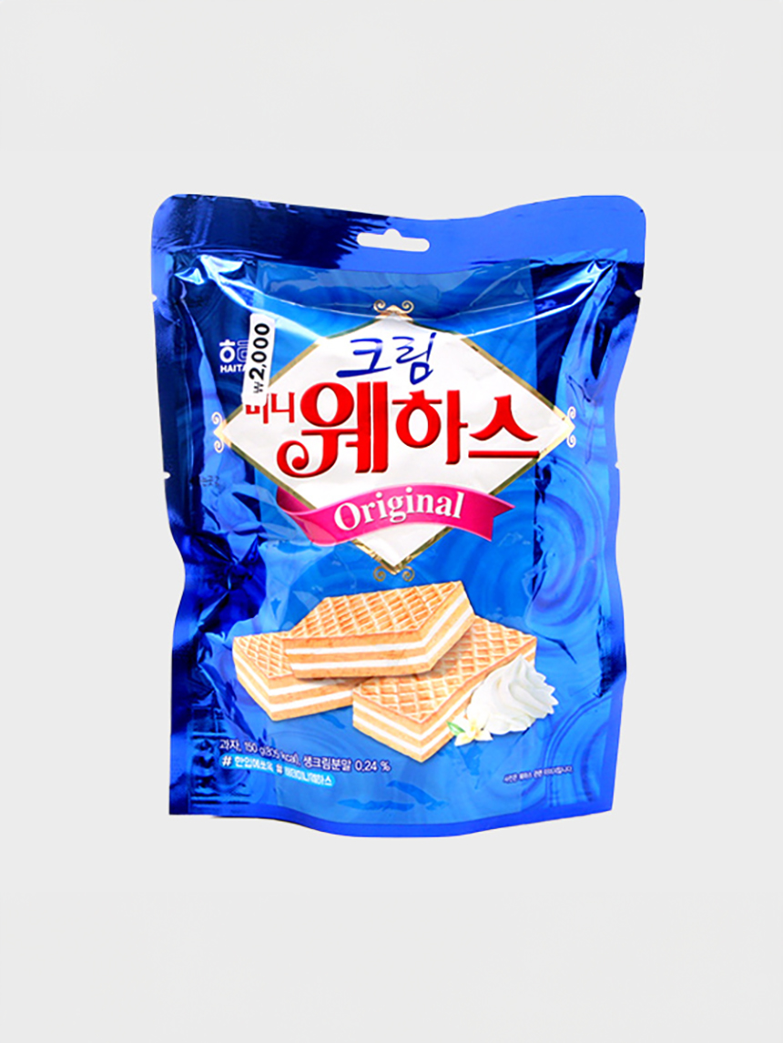 Haitai Cream Mini Wafers 150 g