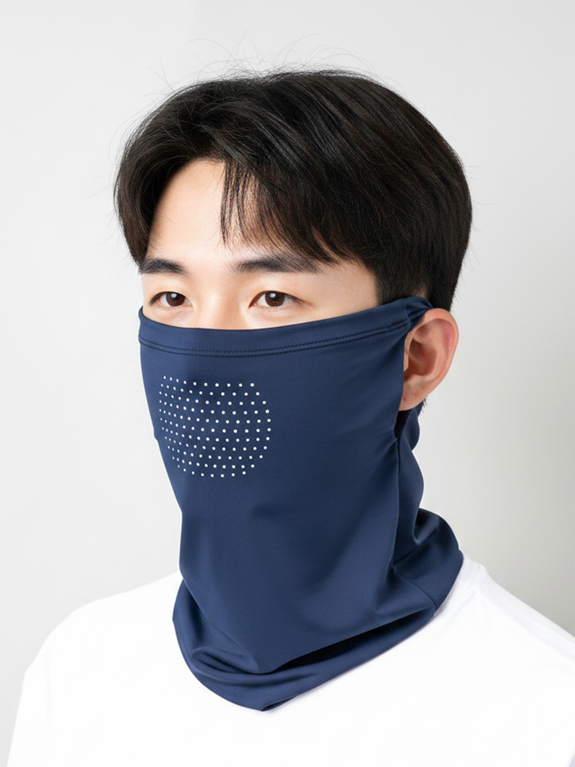[UV 최대 95% 차단] 에어홀 스카프 블랙