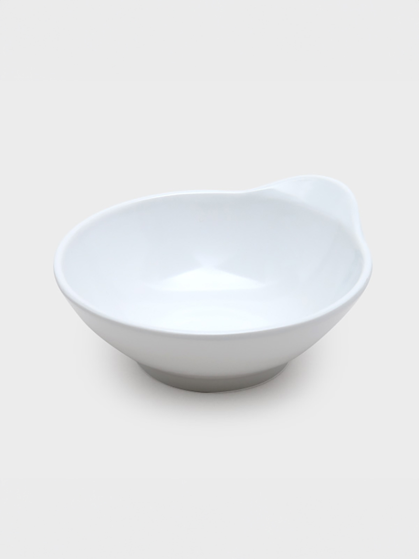 화이트 손잡이 멜라민볼 11.5 cm
