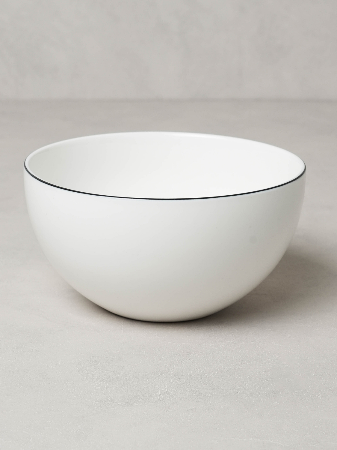 블랙 테두리 라인 면기 15 cm
