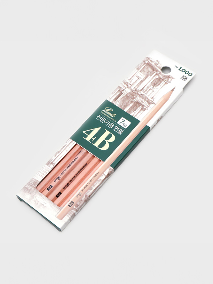 Professional Sketch Pencil (4B) 7 sets