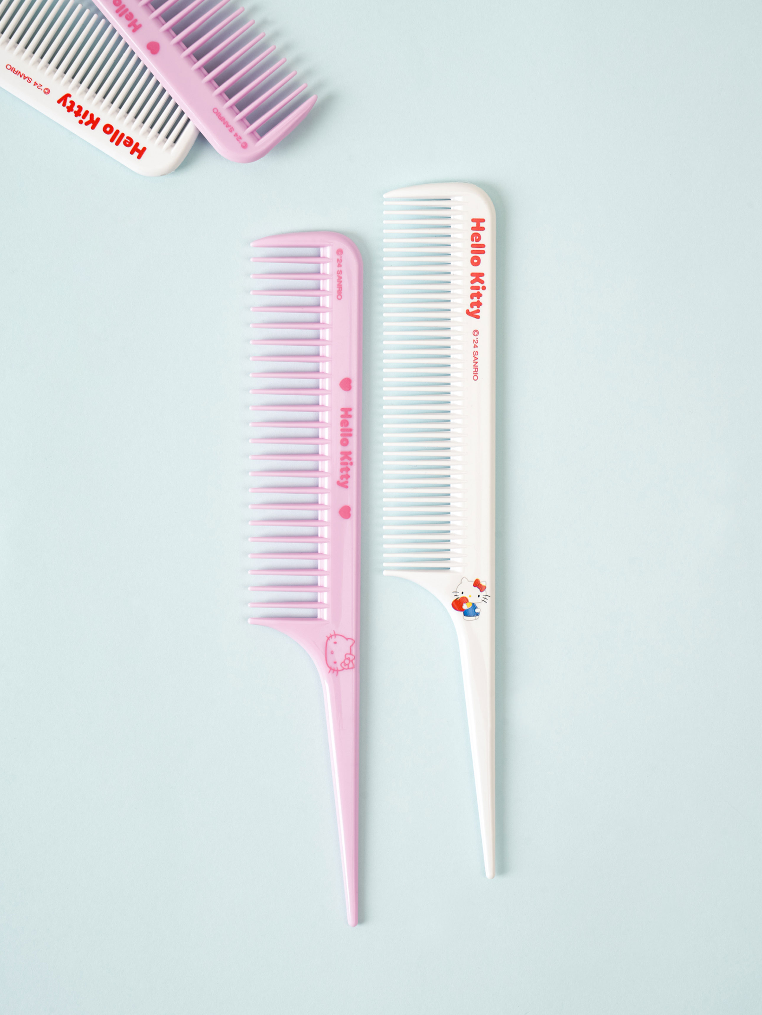 Hello Kitty_Mini tail comb (2 pieces)