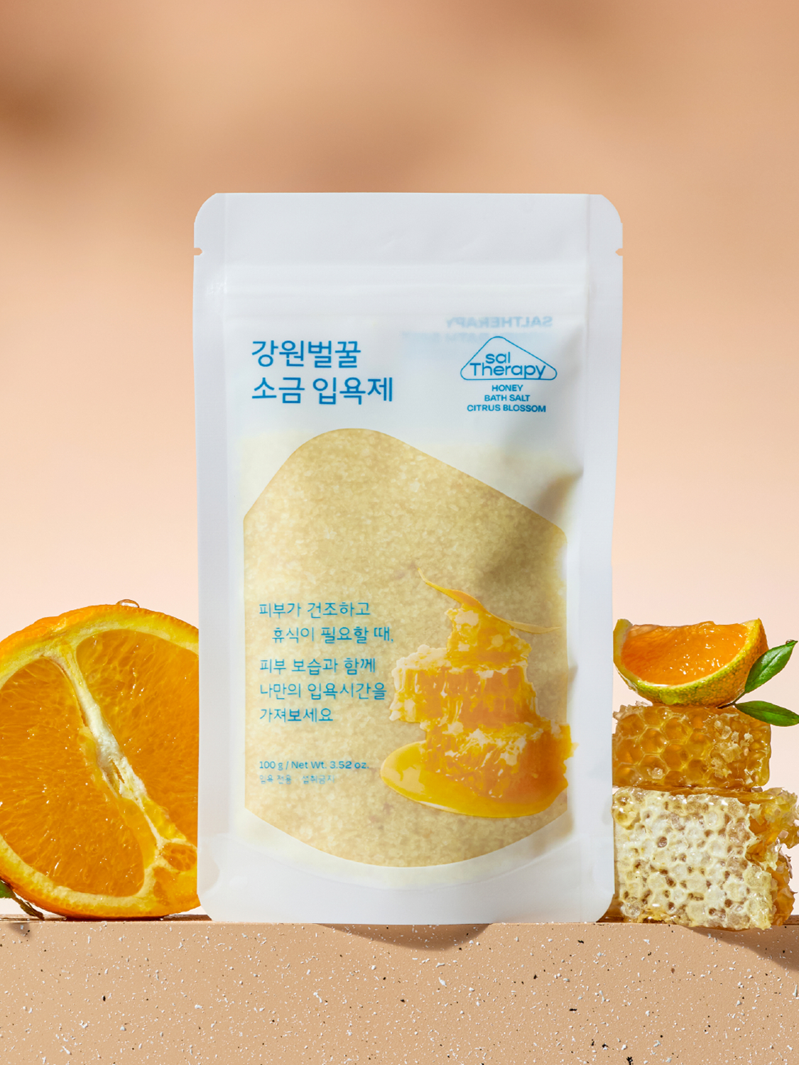 Salt Therapy Honey Bath Salt Citrus Blossom 100 g