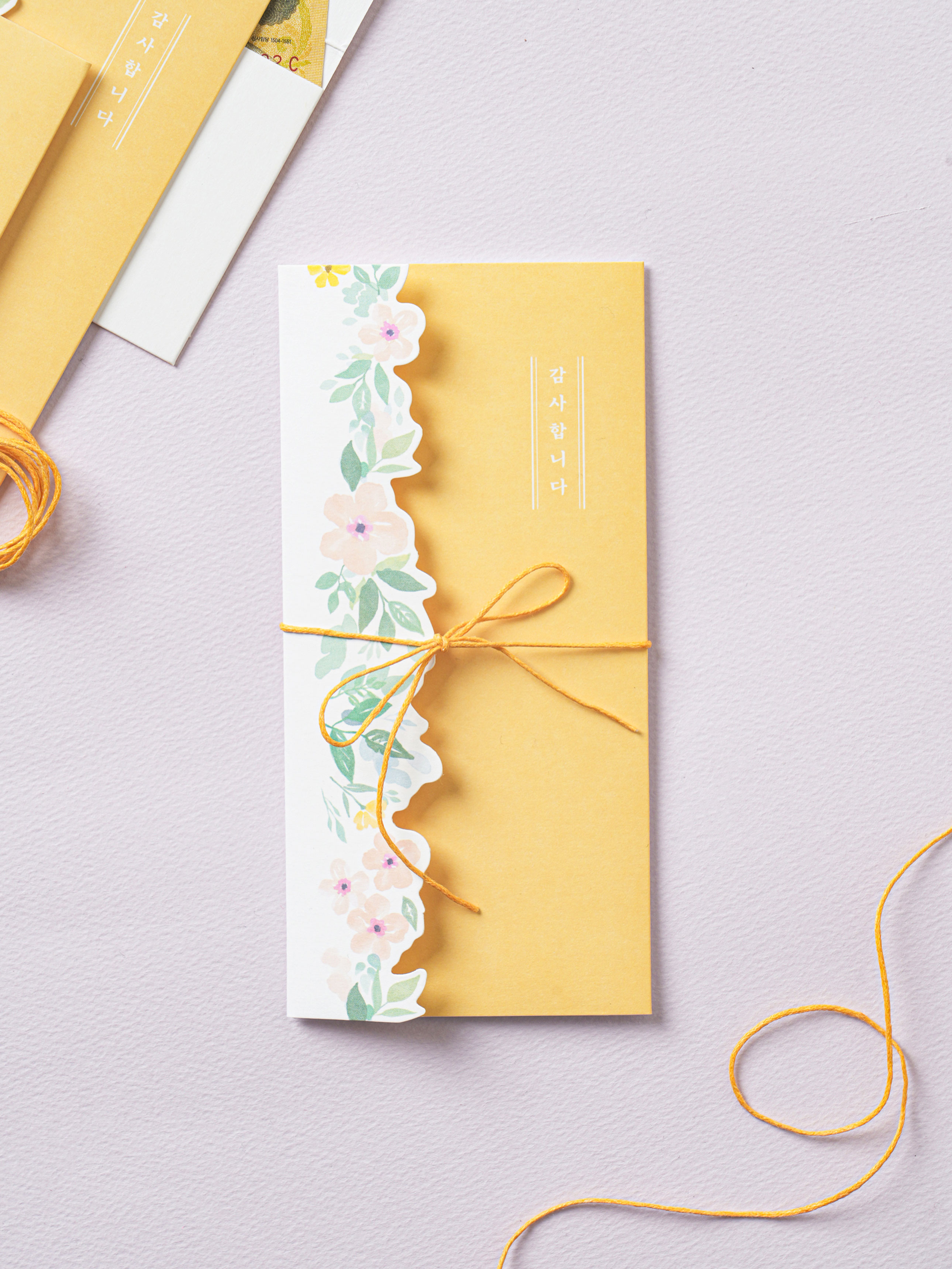 4 flower foldable money envelopes