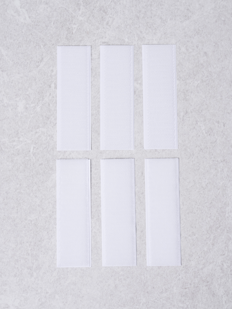 Sticky tape rectangular 3 x 10 cm 3 sets white