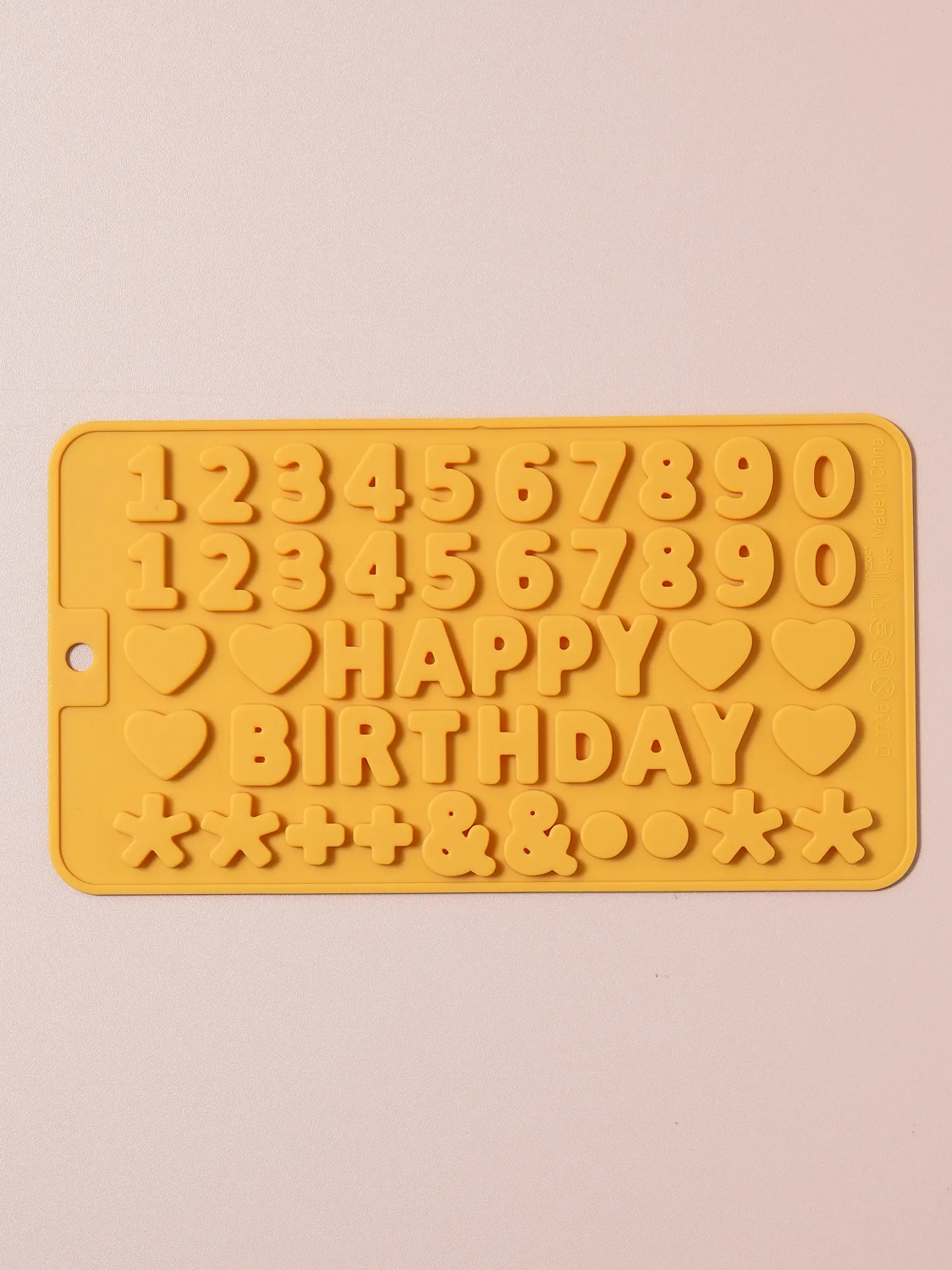 Silicone Baking Mold Birthday & Number