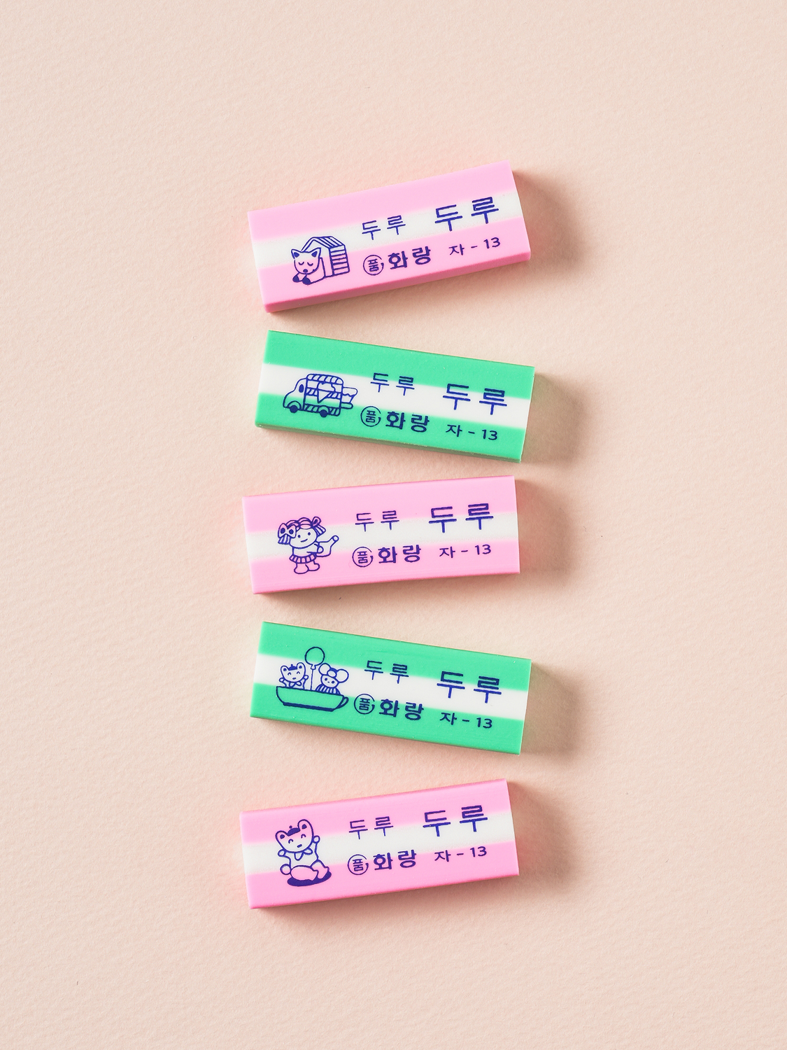 Hwarang Original Duruduru Eraser 5pcs