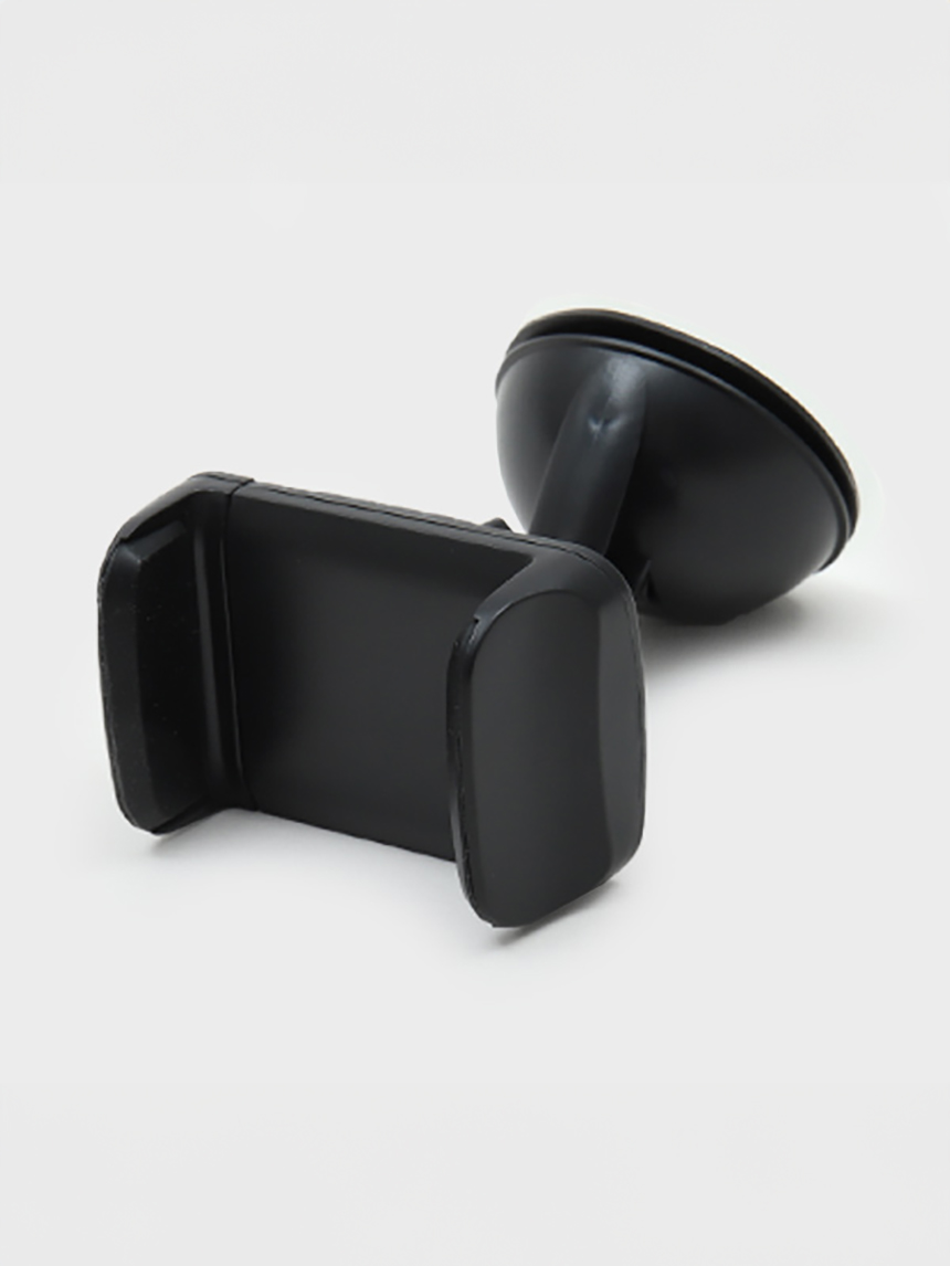 Cell phone suction holder for vehicle dashboard