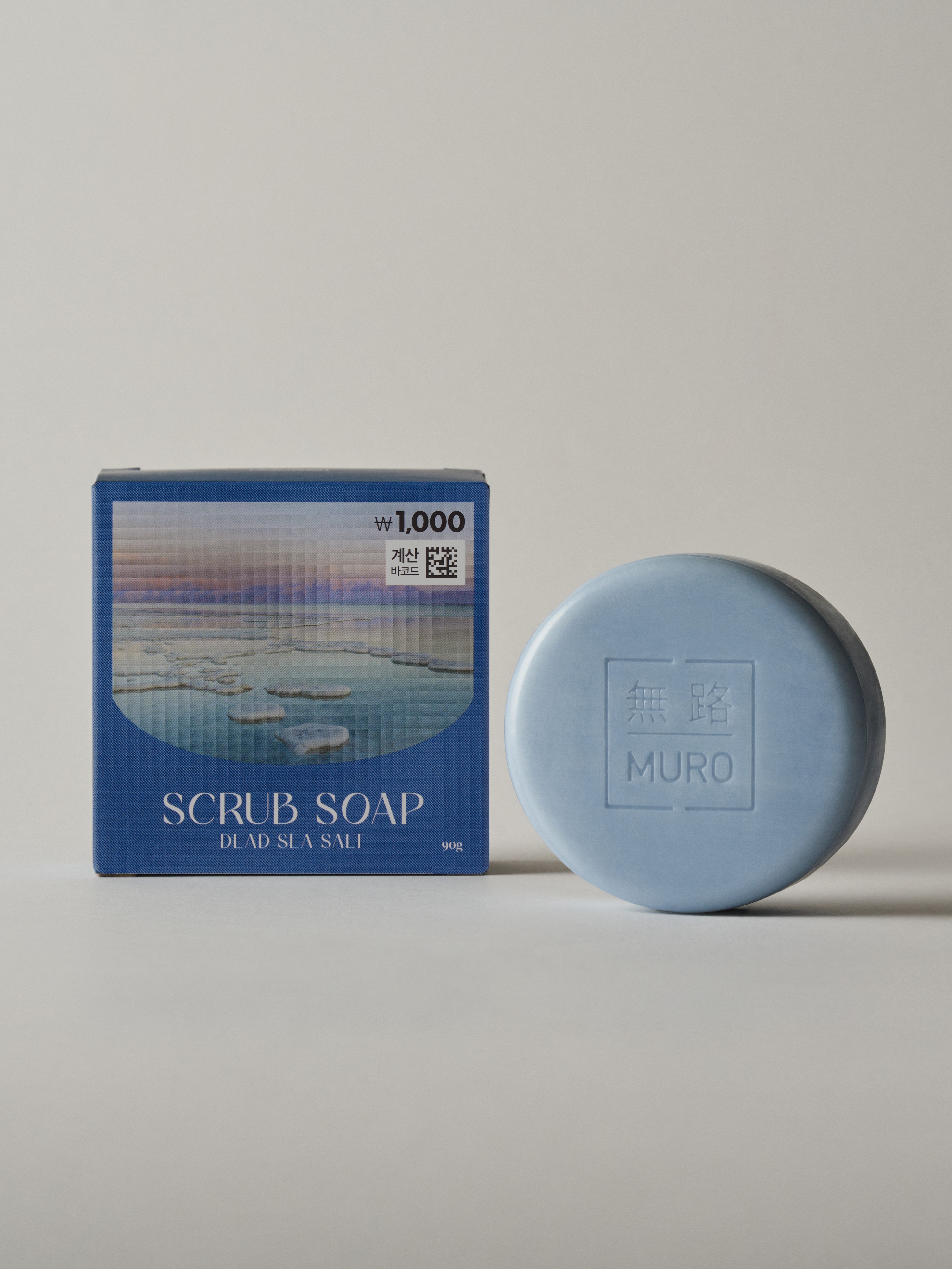Muro Dead Sea Salt Scrub Soap 90g