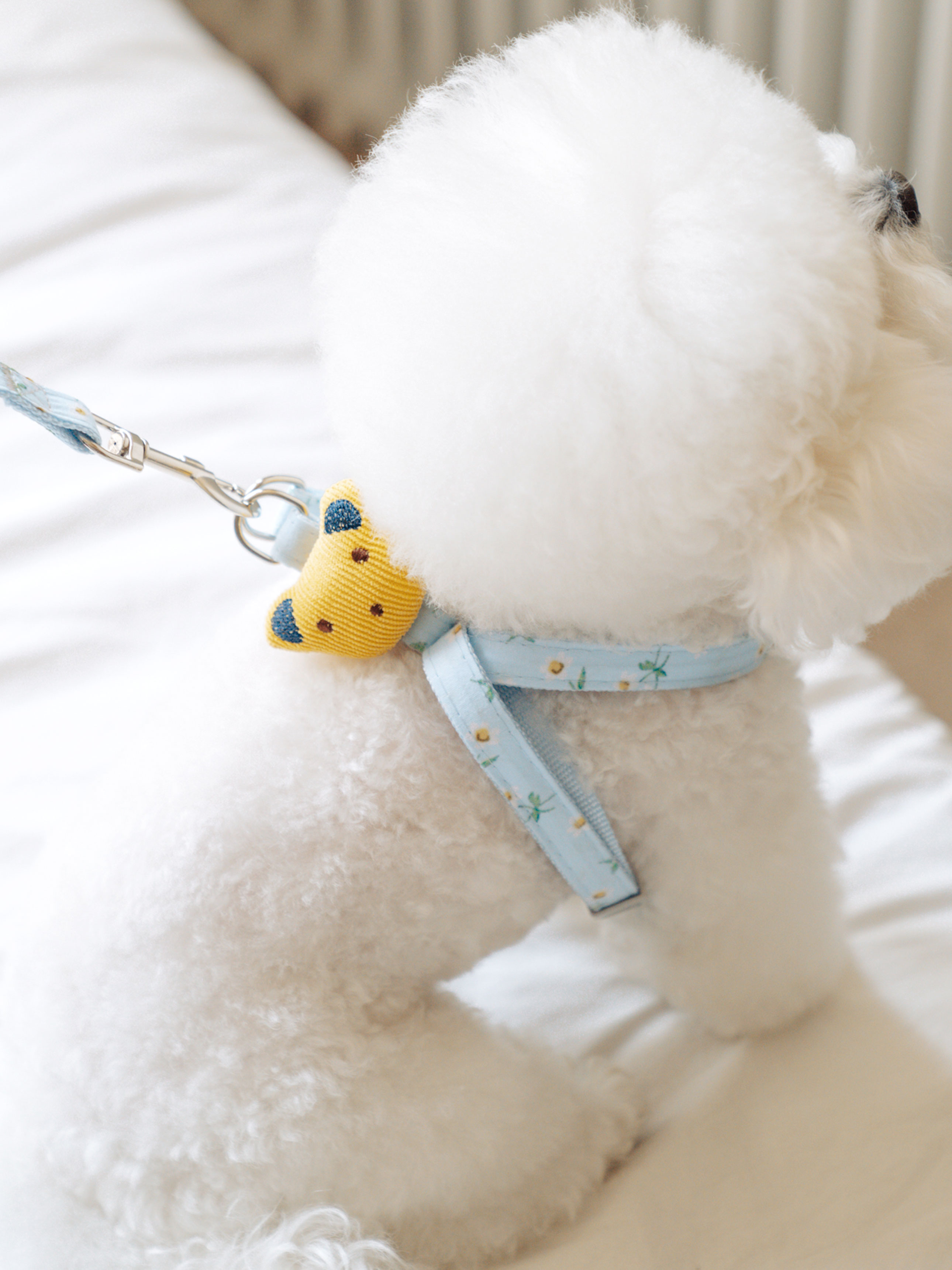 [Pet] Doll lead leash harness set