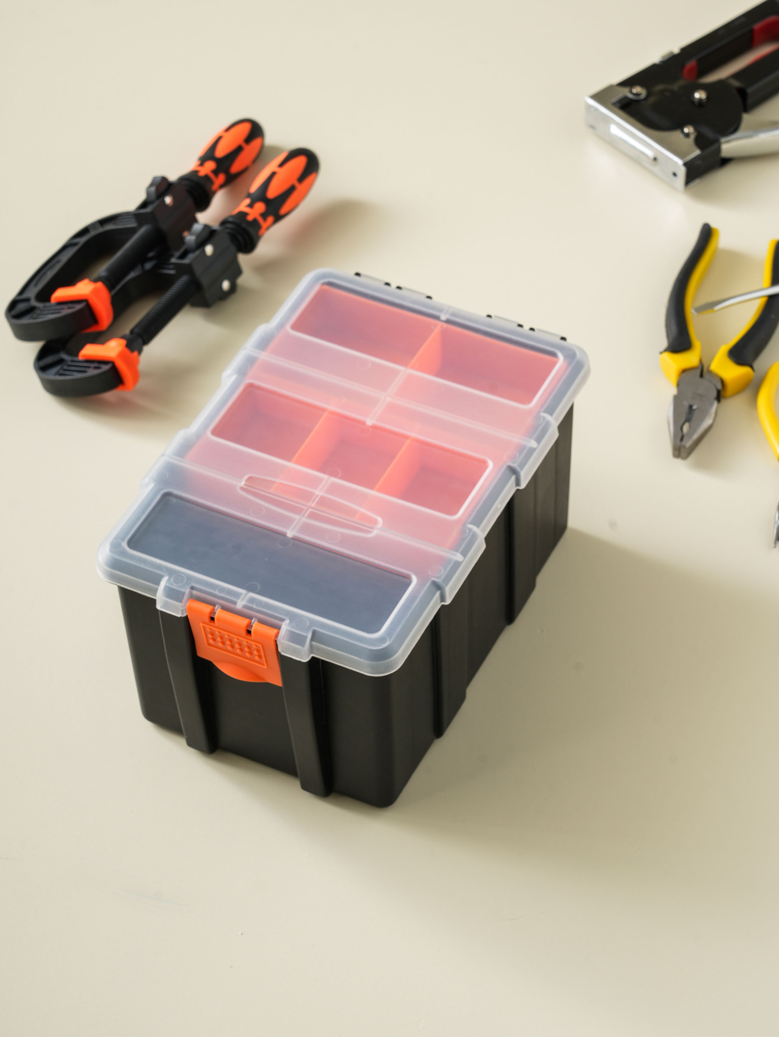 Tray tool box 5 compartments