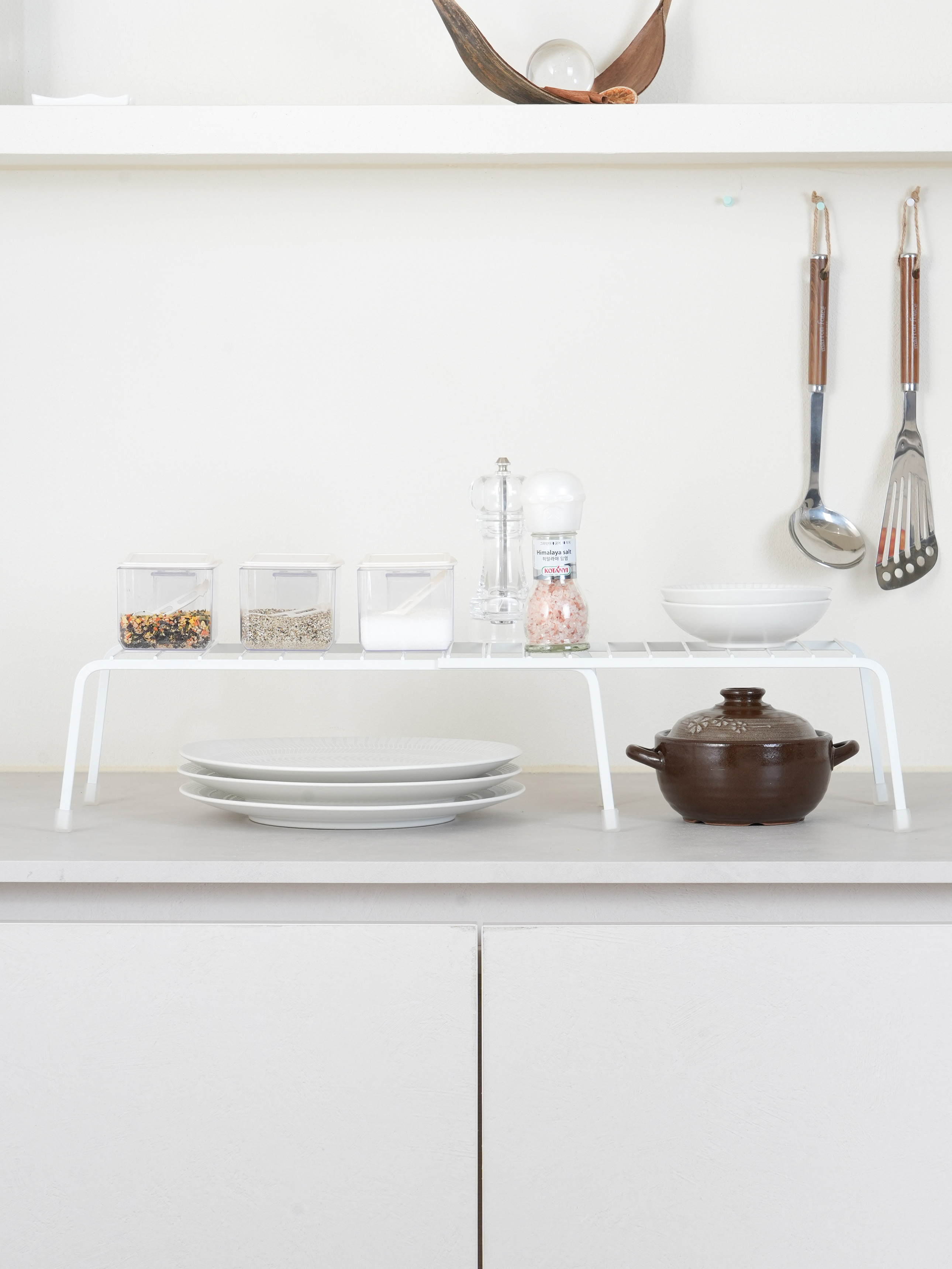expandable kitchen shelves