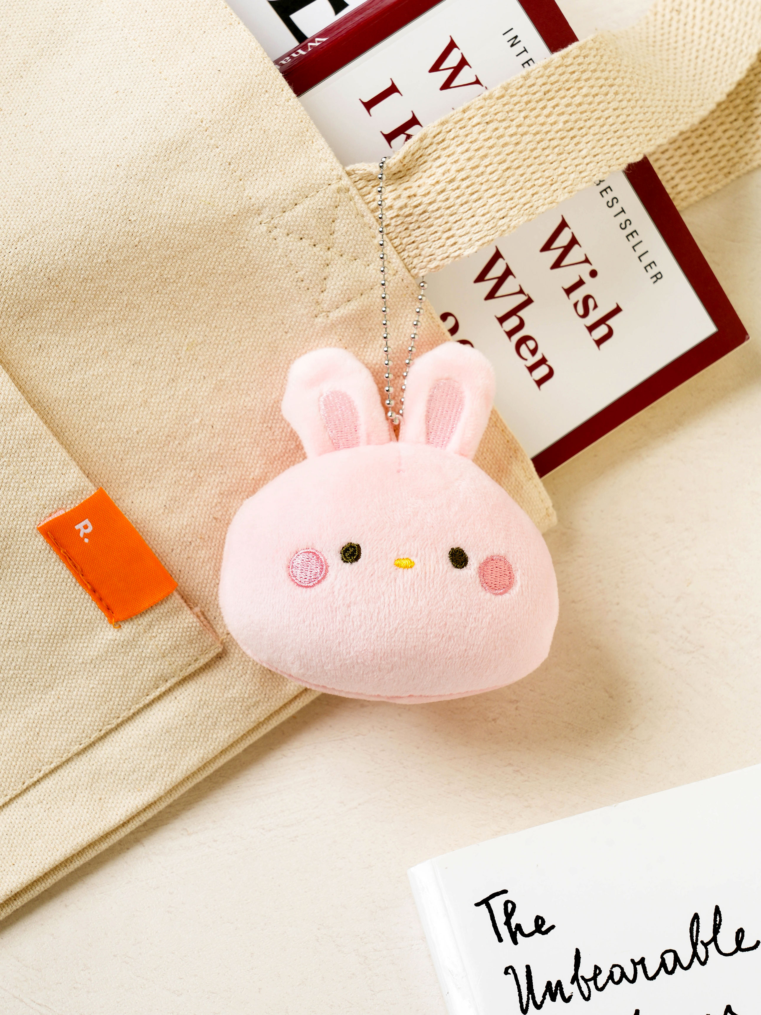 Round Animal Friends Hanging Doll Rabbit