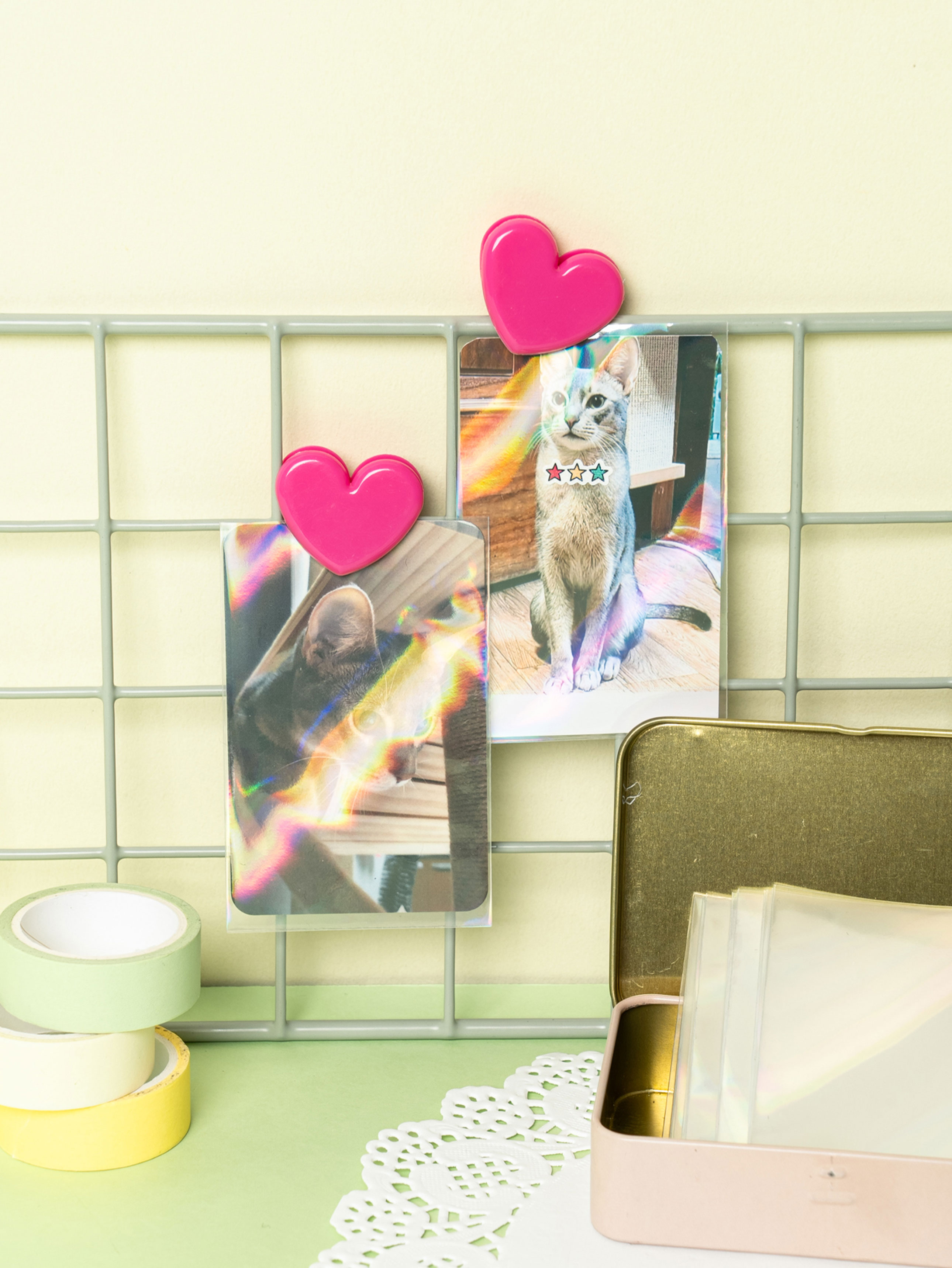 Polkku photo card mini sleeve 20 sheets hologram