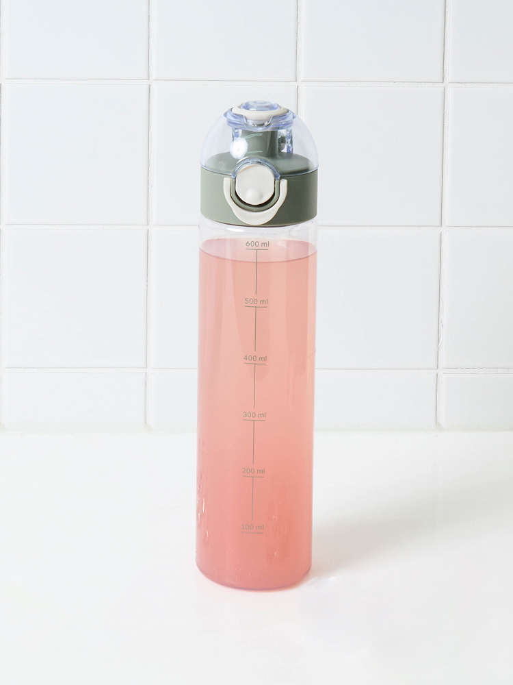 Lock Slide One Touch Water Bottle 700ml Green