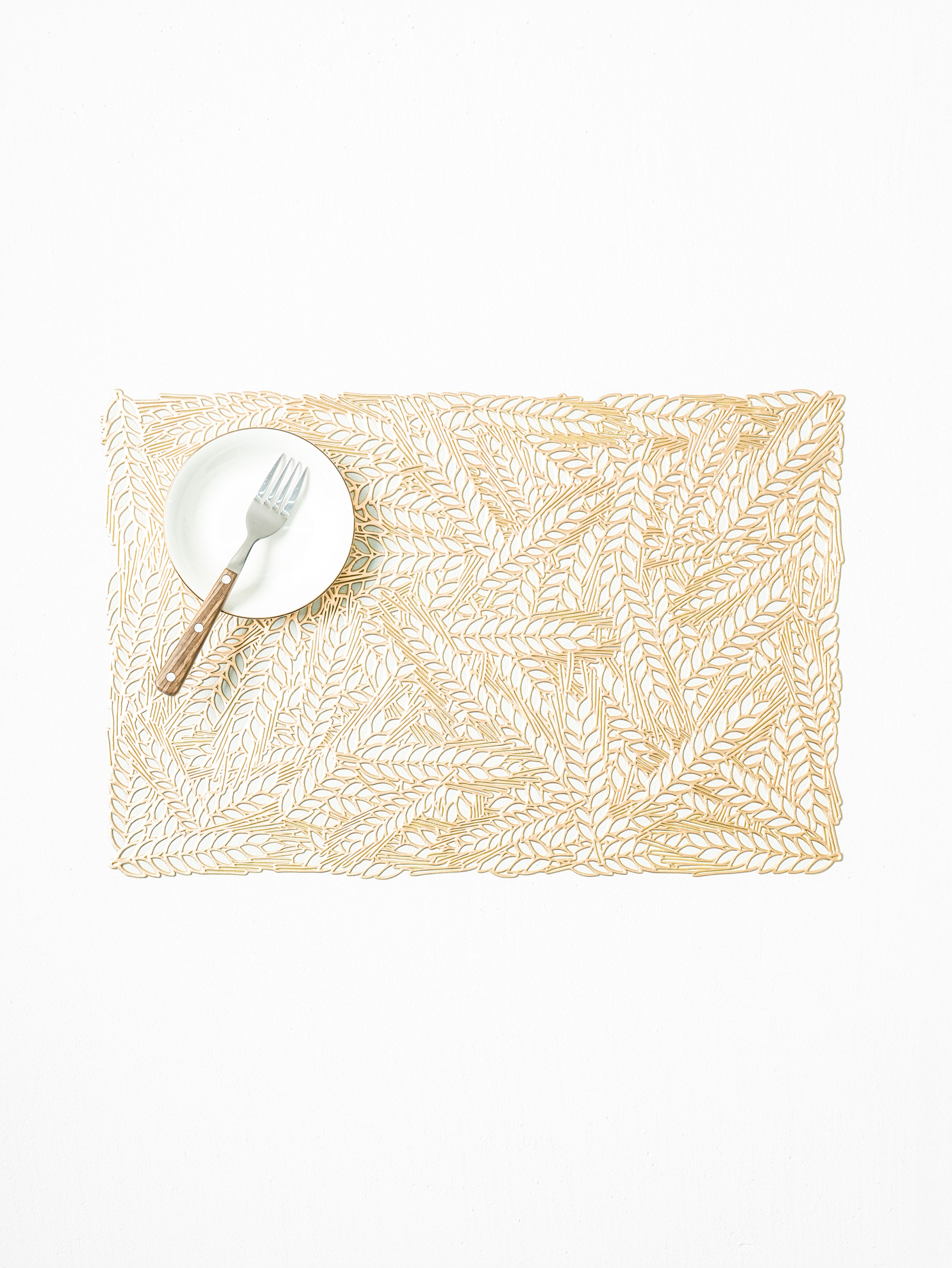 사각 테이블 매트 45 X 30 cm 골드