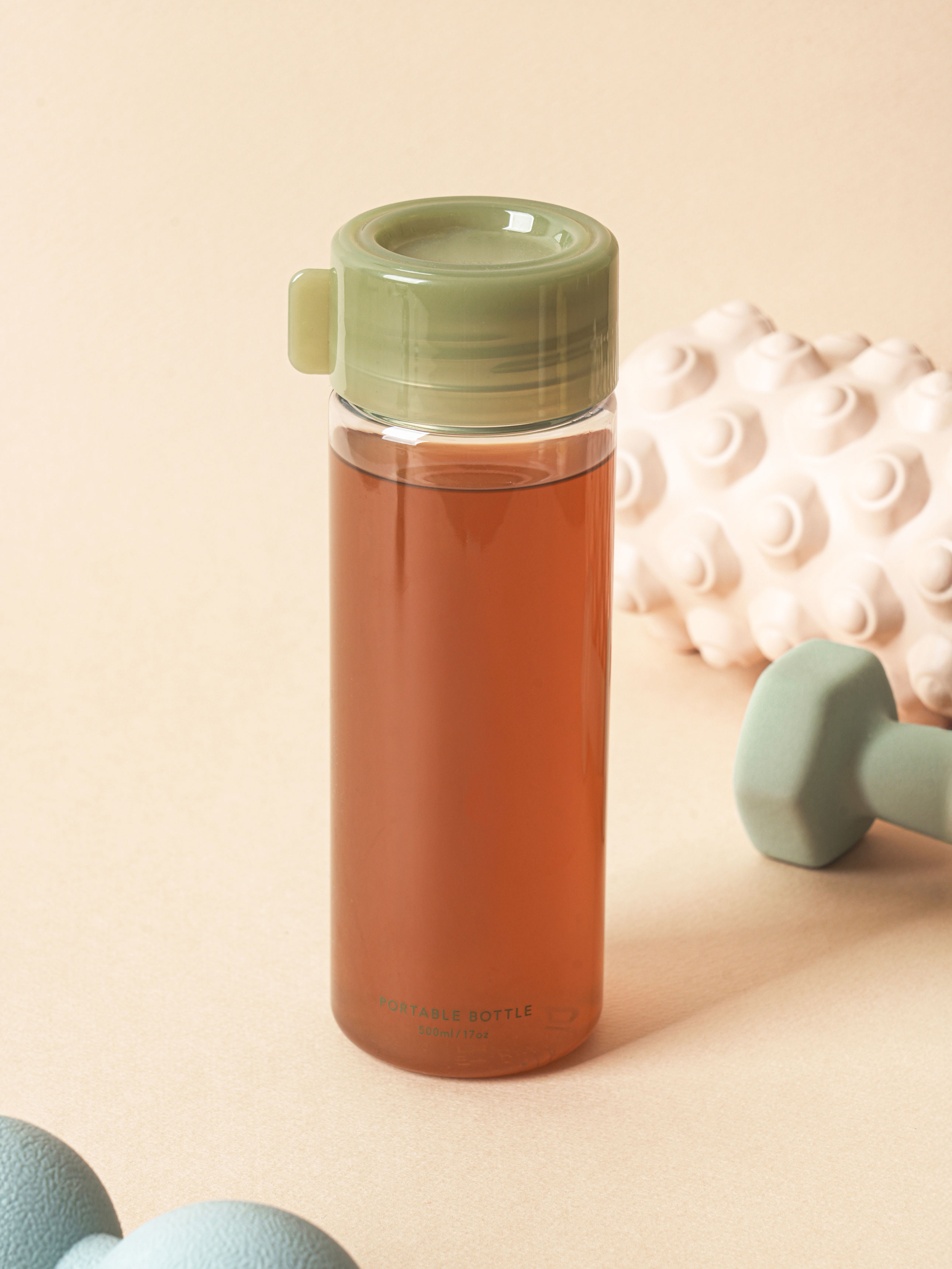 Clear bottle 500 ml green