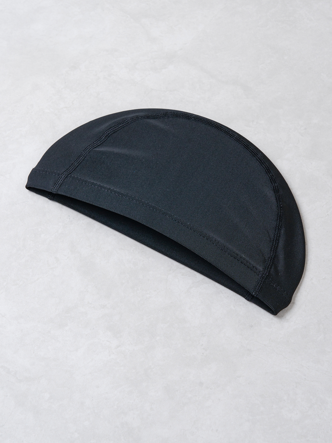 spandex swimming cap black