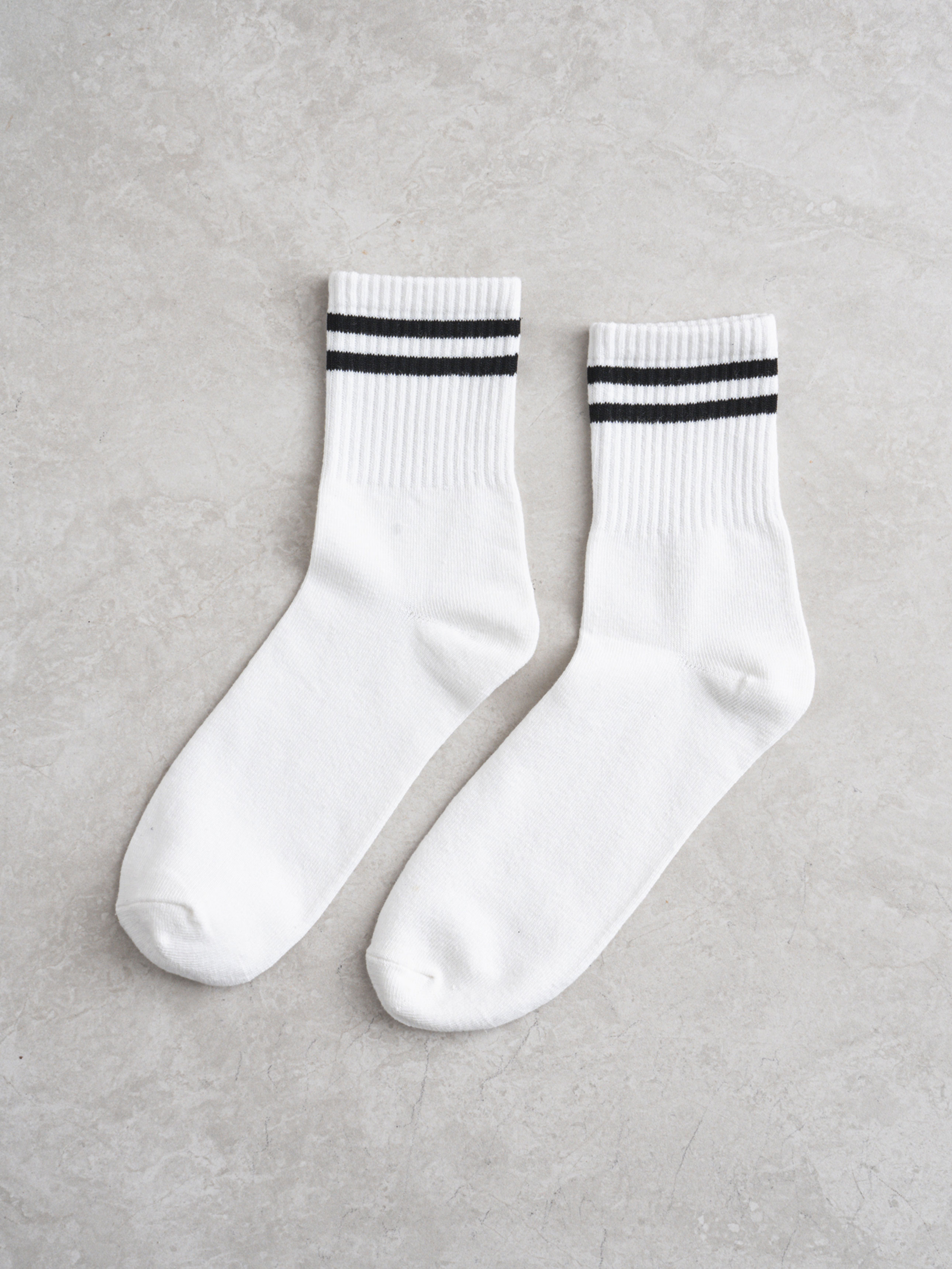 Men's Ankle Ringle Socks White