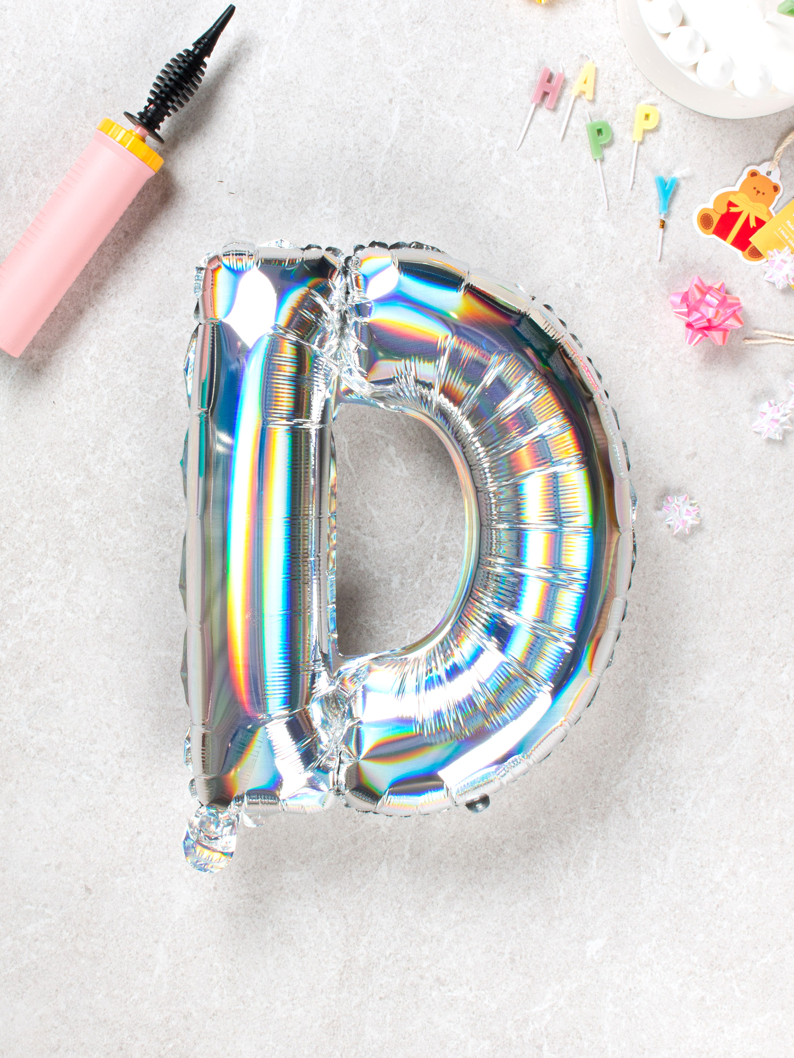 alphabet balloon D