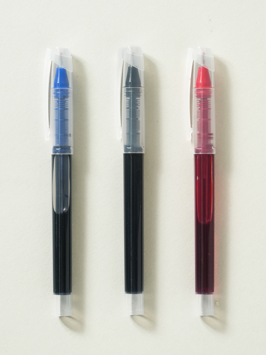 3 cap type raw ink gel pen mix