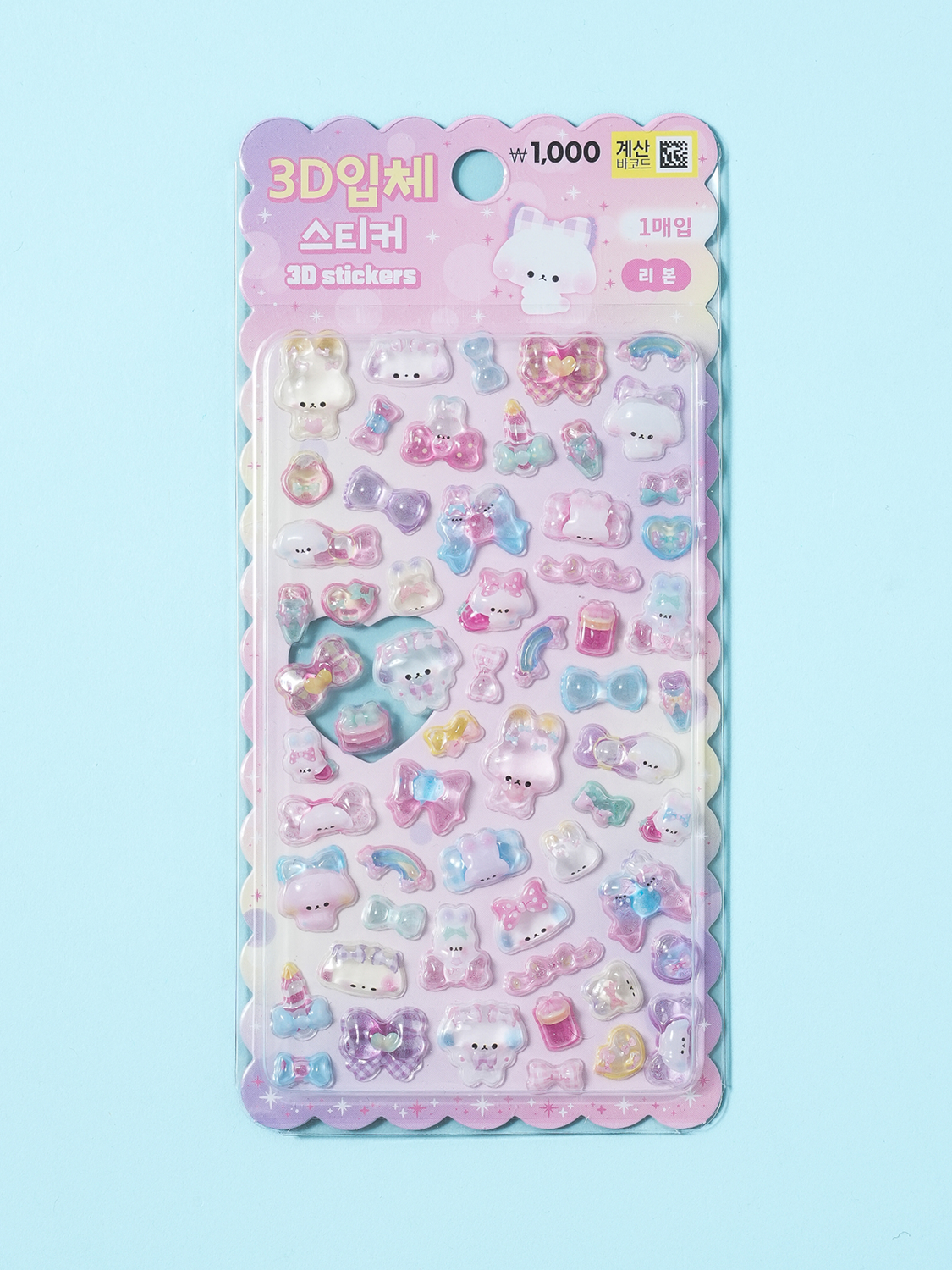 3D stereoscopic sticker ribbon