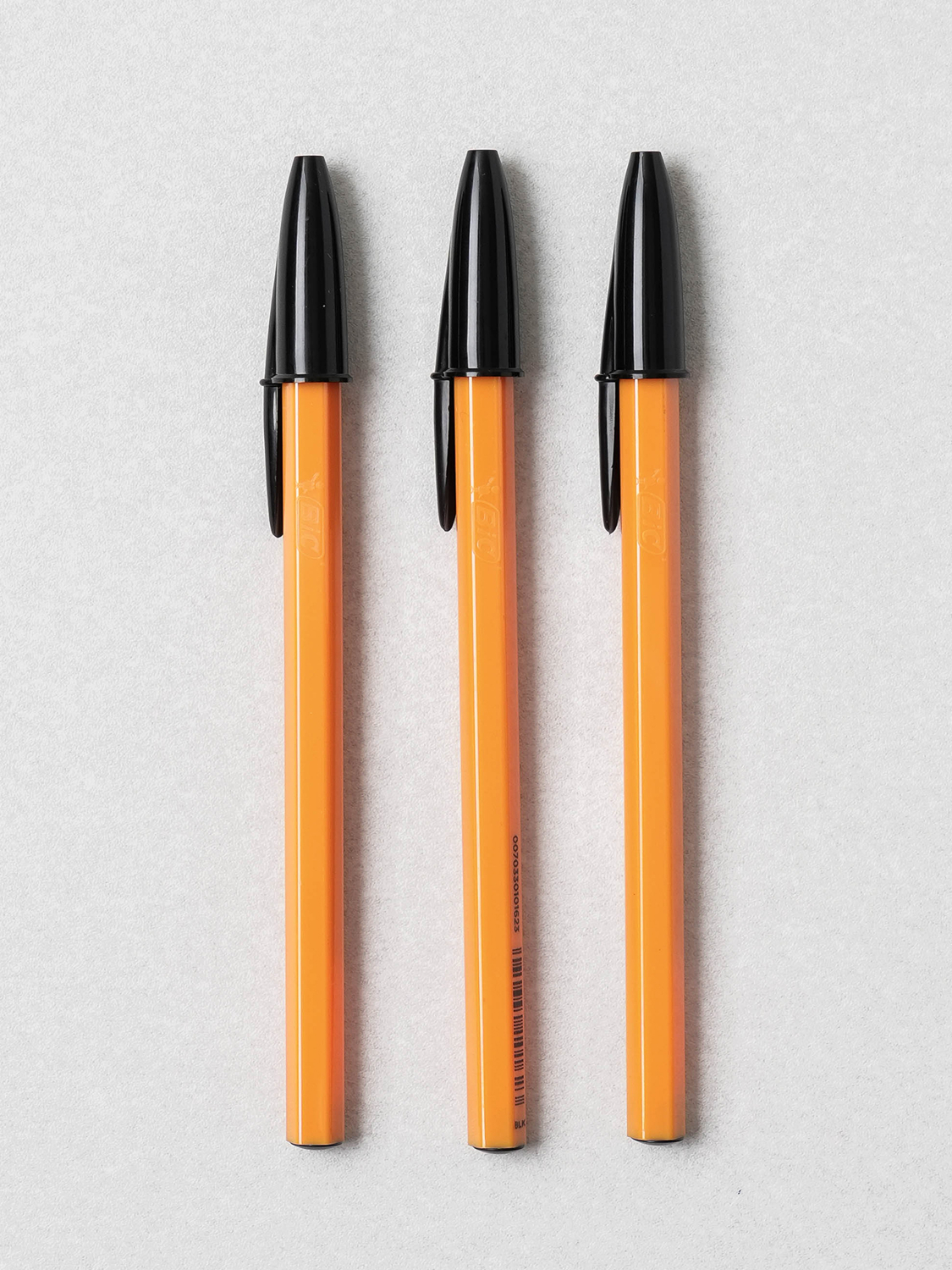 BIC Orange Original Fine 0.8 mm 3pcs Black