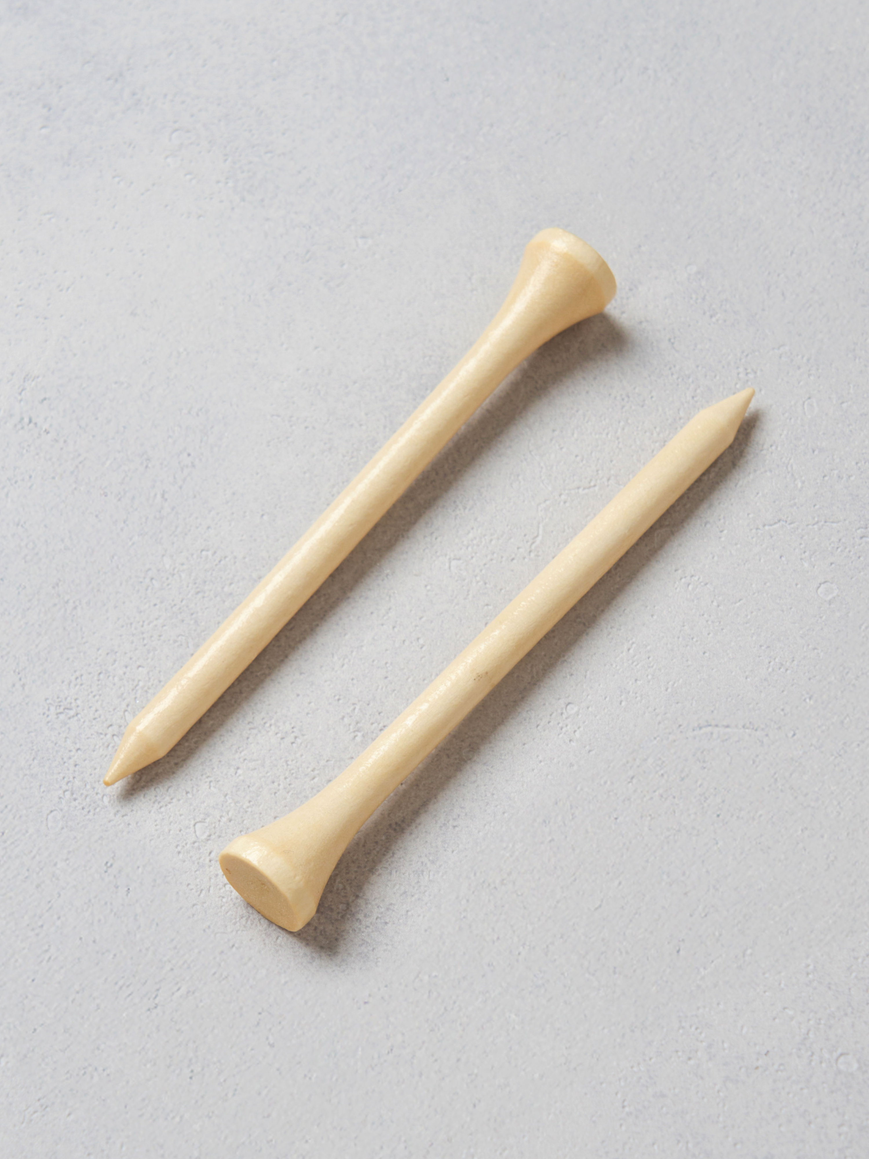 Golf wooden long tee 83 mm 20 pieces