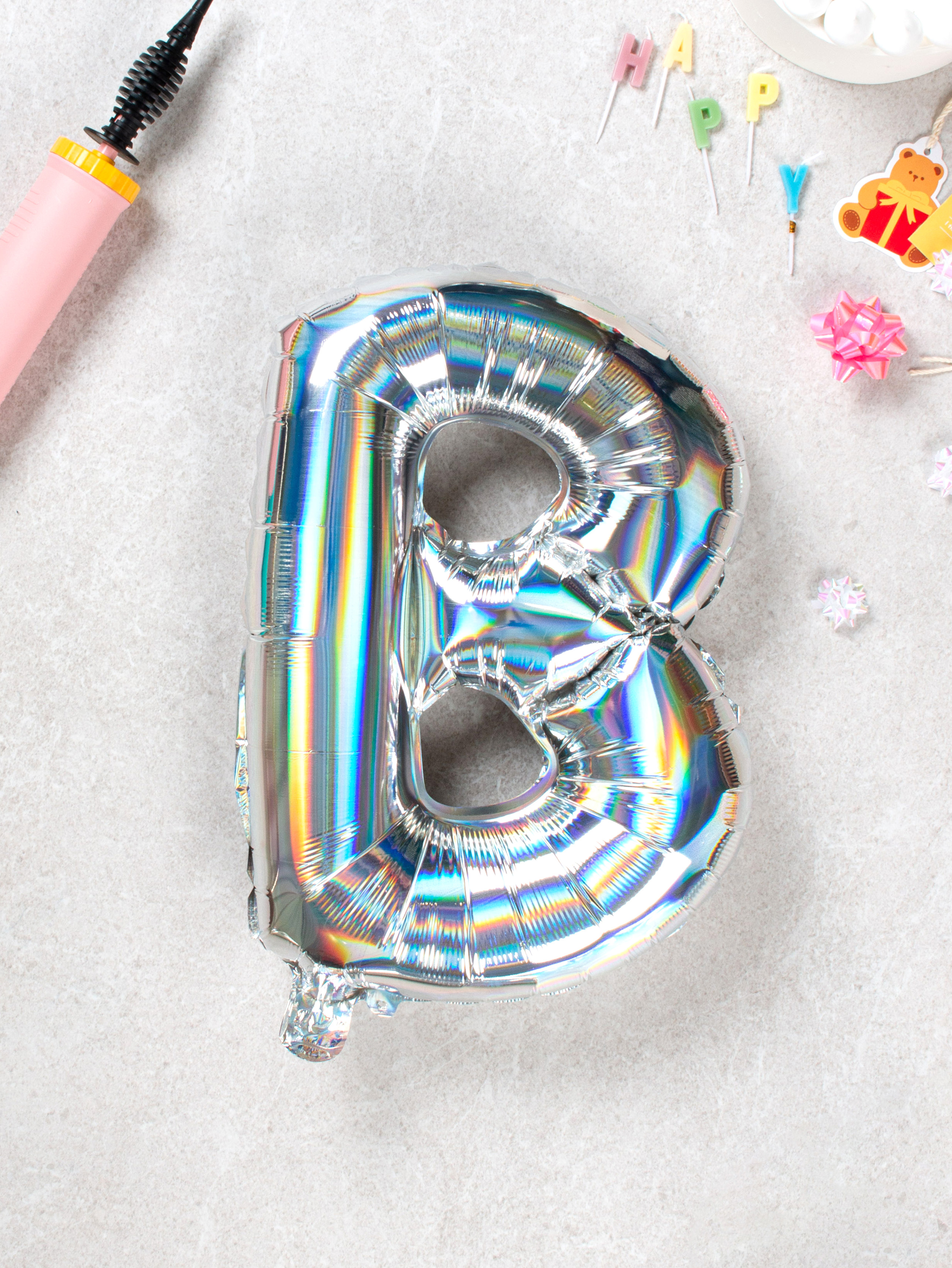 alphabet balloon B