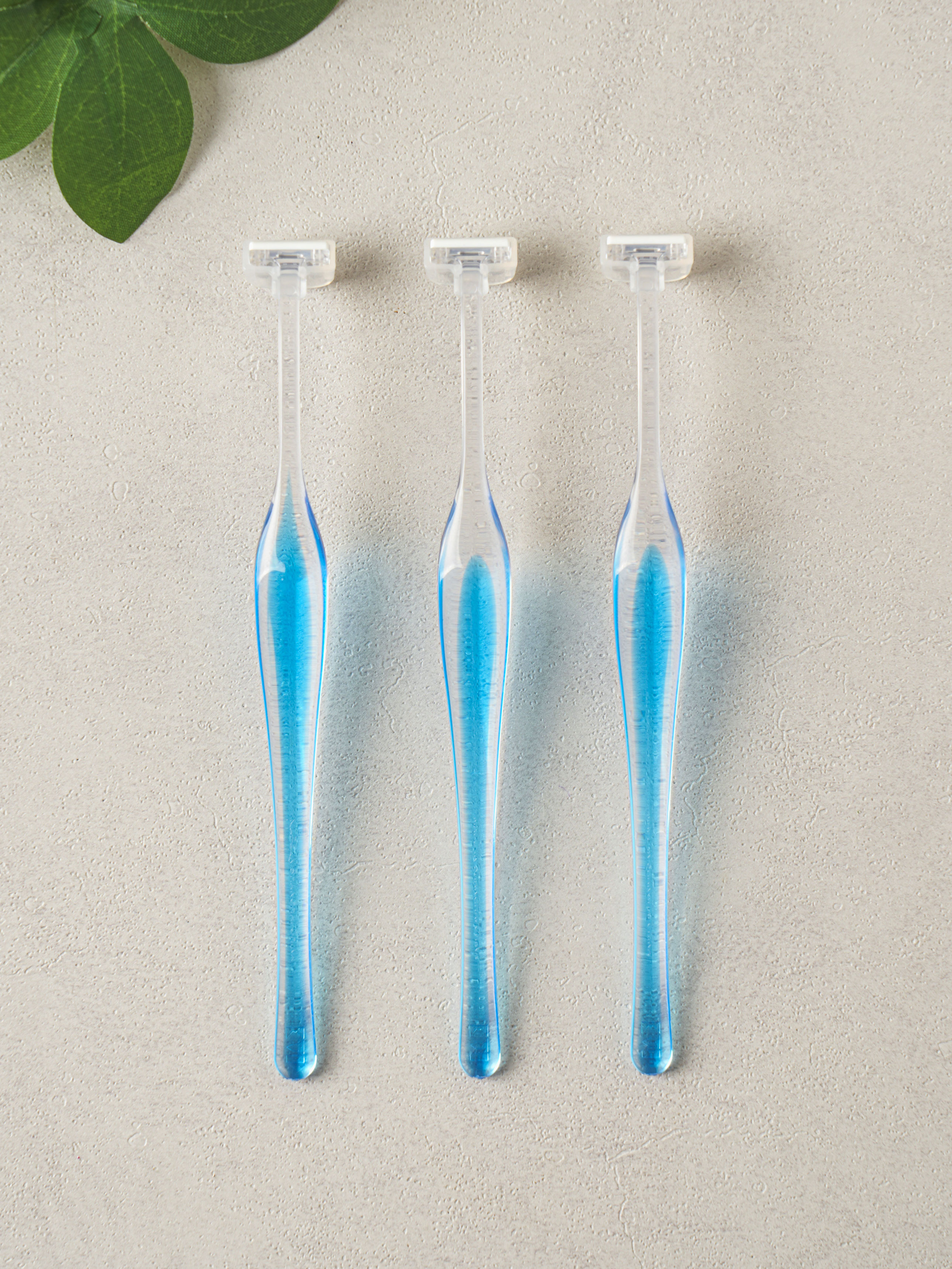 KAI T-shaped mini eyebrow razor 3pcs