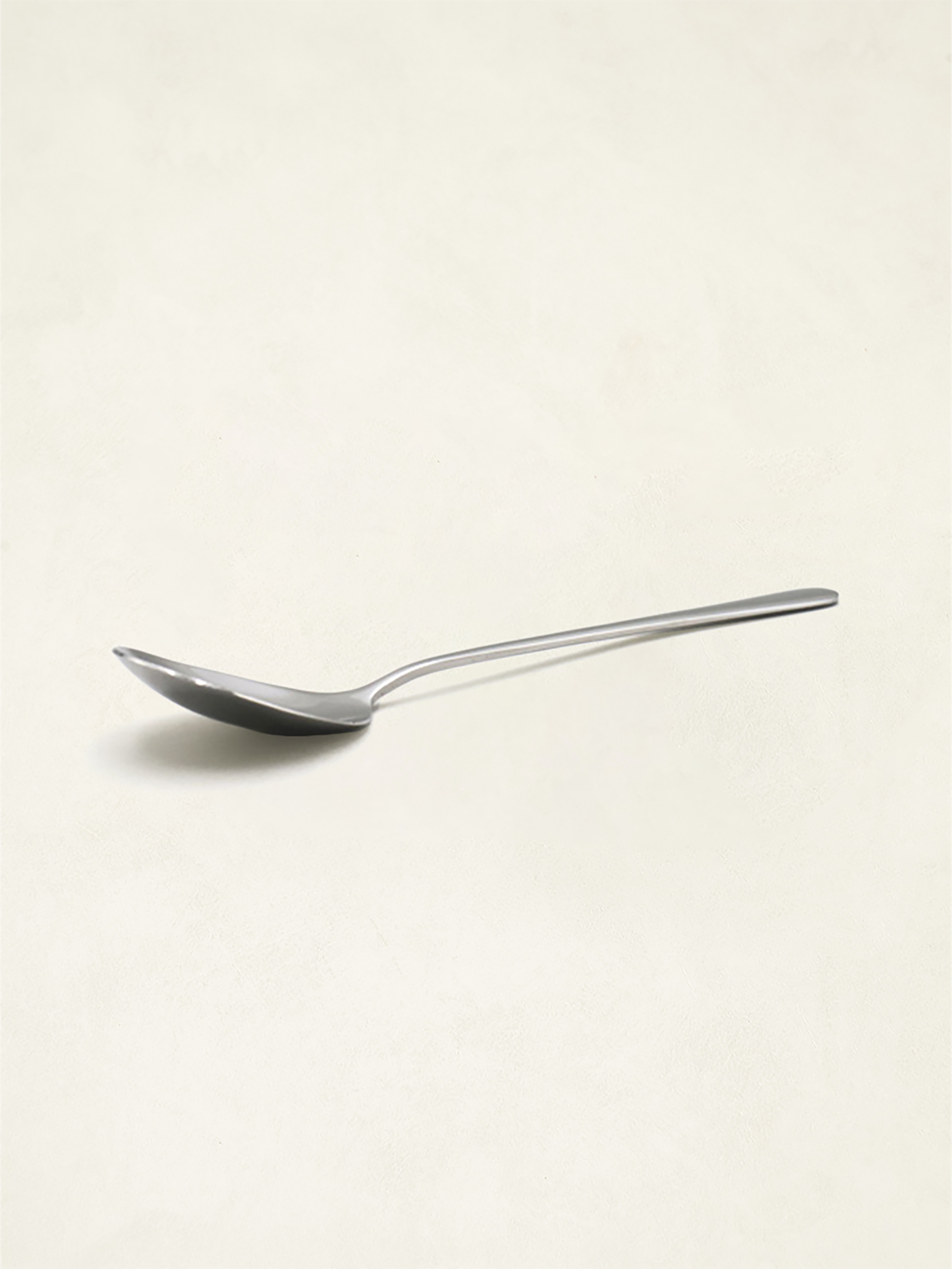 Simple all stainless steel tableware spoon