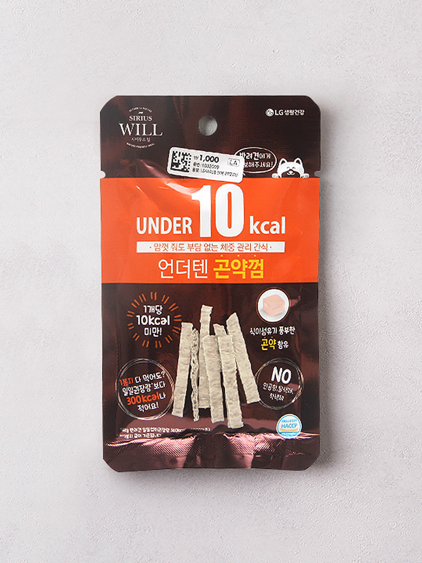 [Pet] LG Sirius Will Under Ten Konjac Gum 20 g (KRW 500 per 10 g)