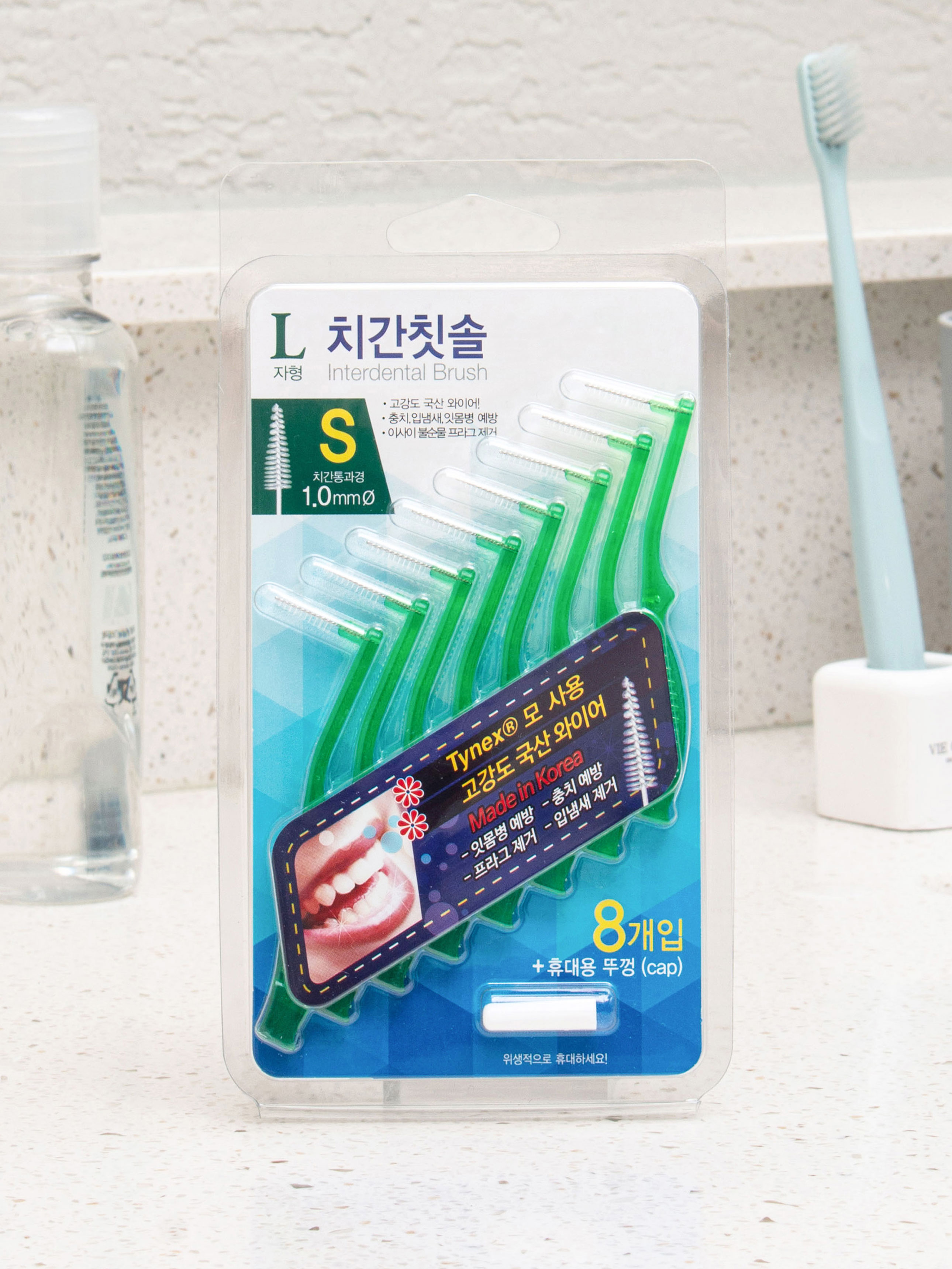 L-shaped interdental brush S 8P