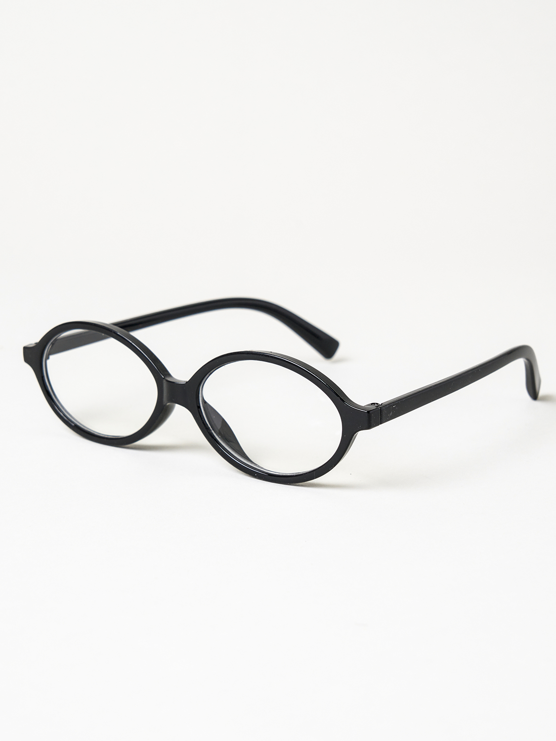 oval glasses frame black