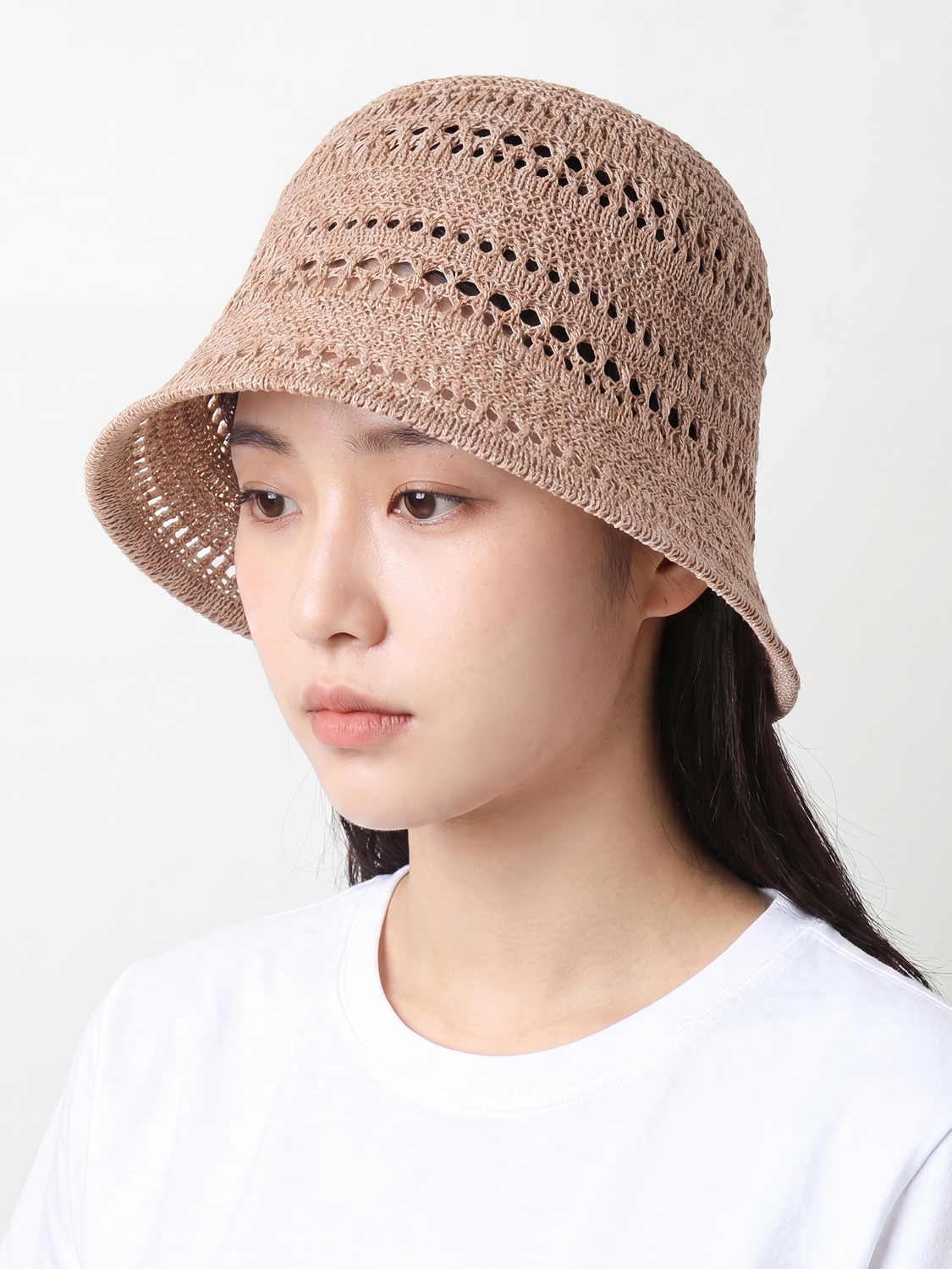 Brown woven hat