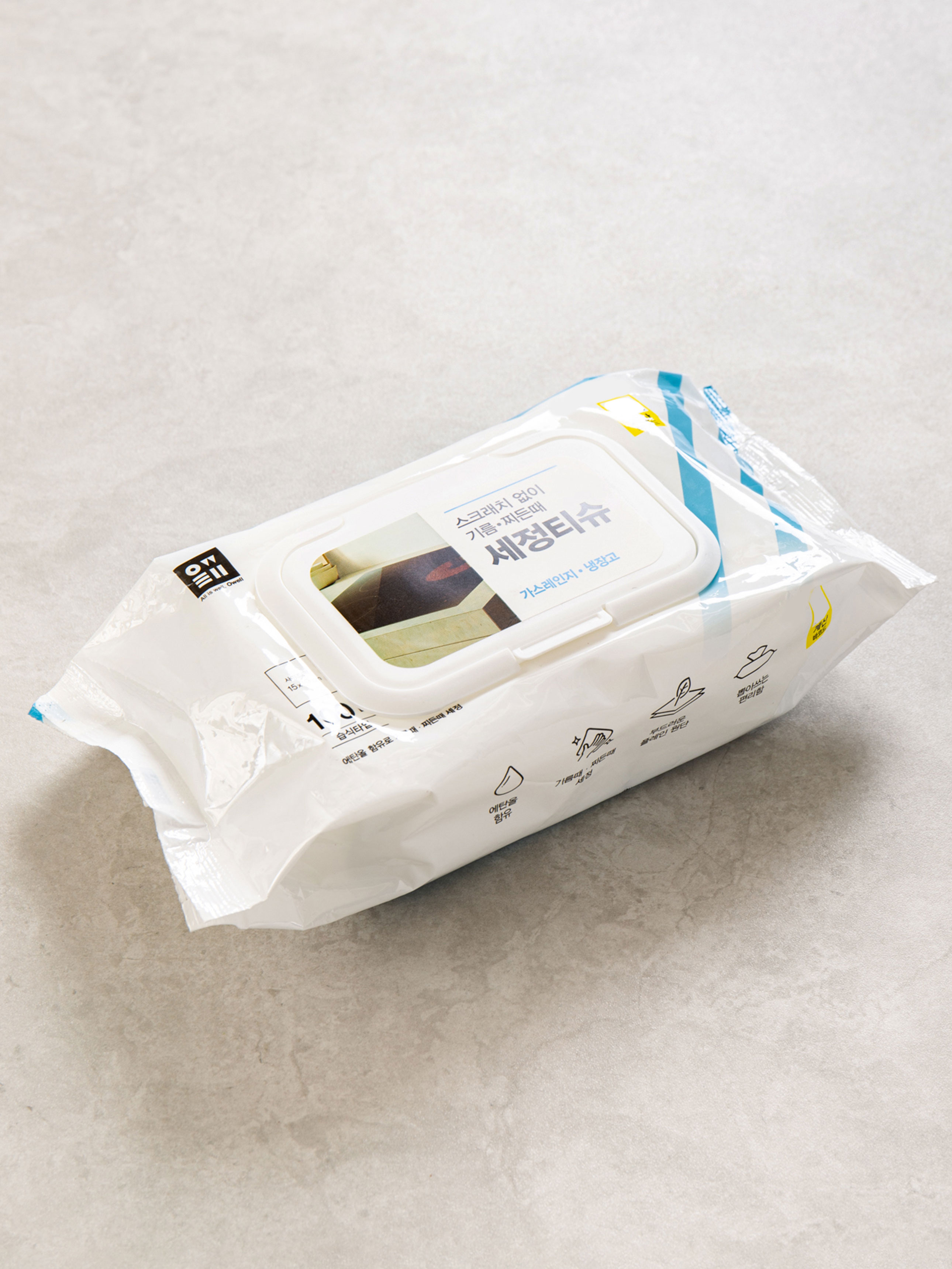 100 sheets of Taehwa oil stain cleaning tissue