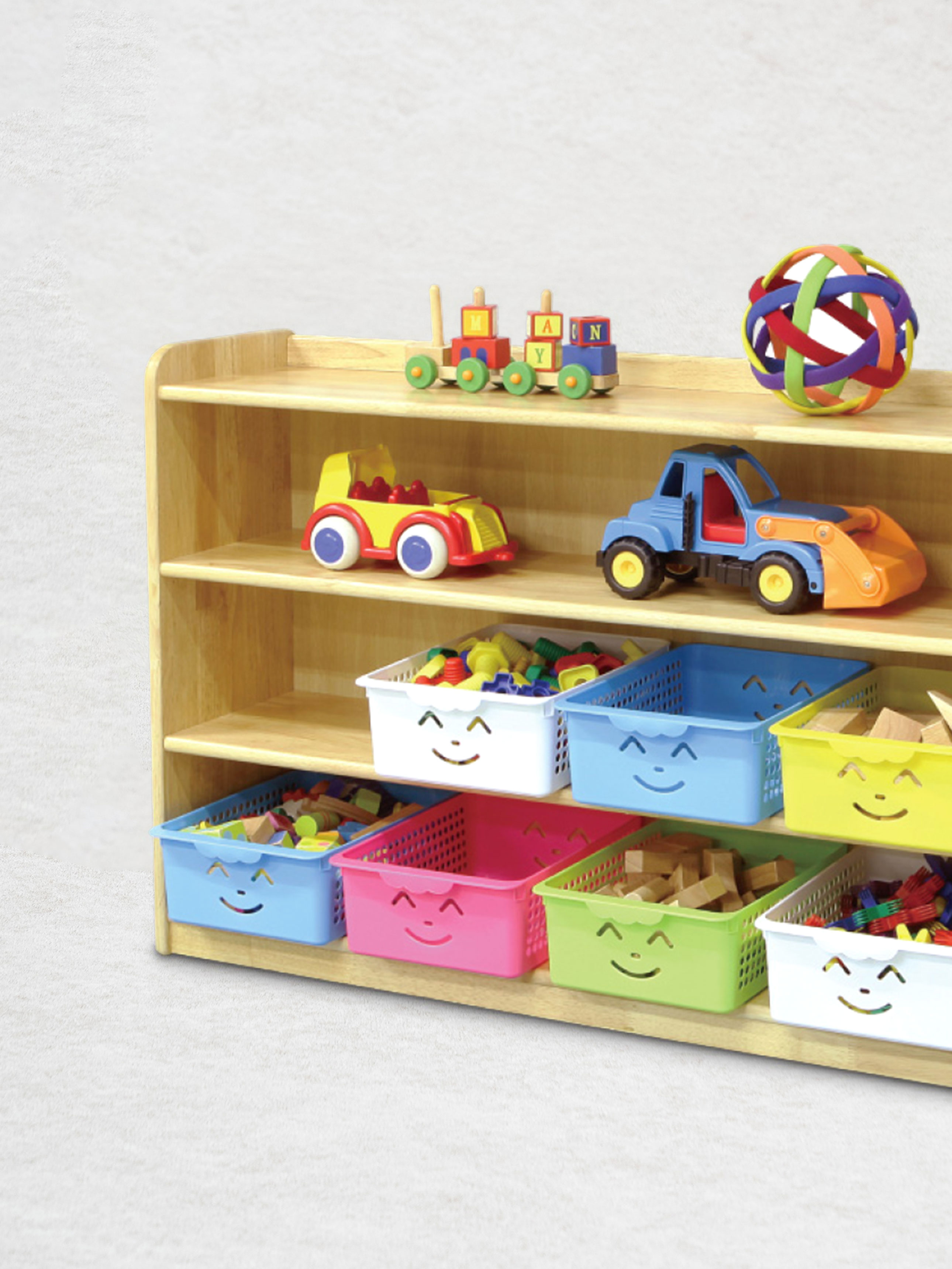 Smile Kids Basket No. 4 White