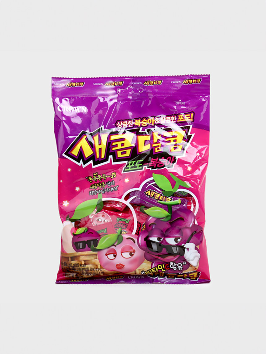 Crown Sweet and Sour Grape & Peach 200g