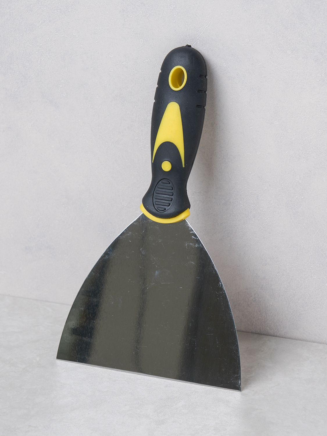Stainless steel grip scraper 12.5cm