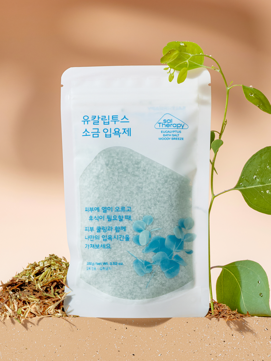 Salt Therapy Eucalyptus Bath Salt Woody Breeze 100 g