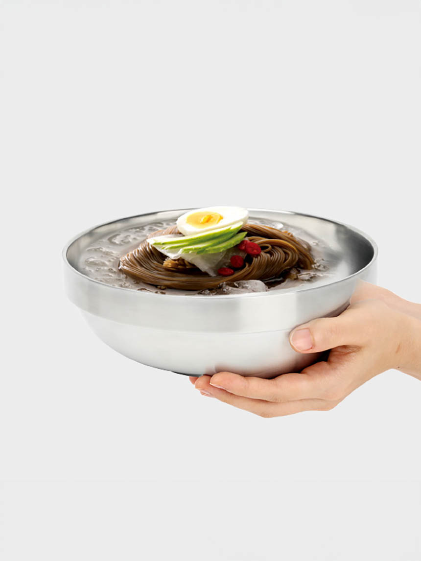 스텐 이중 면기 23cm