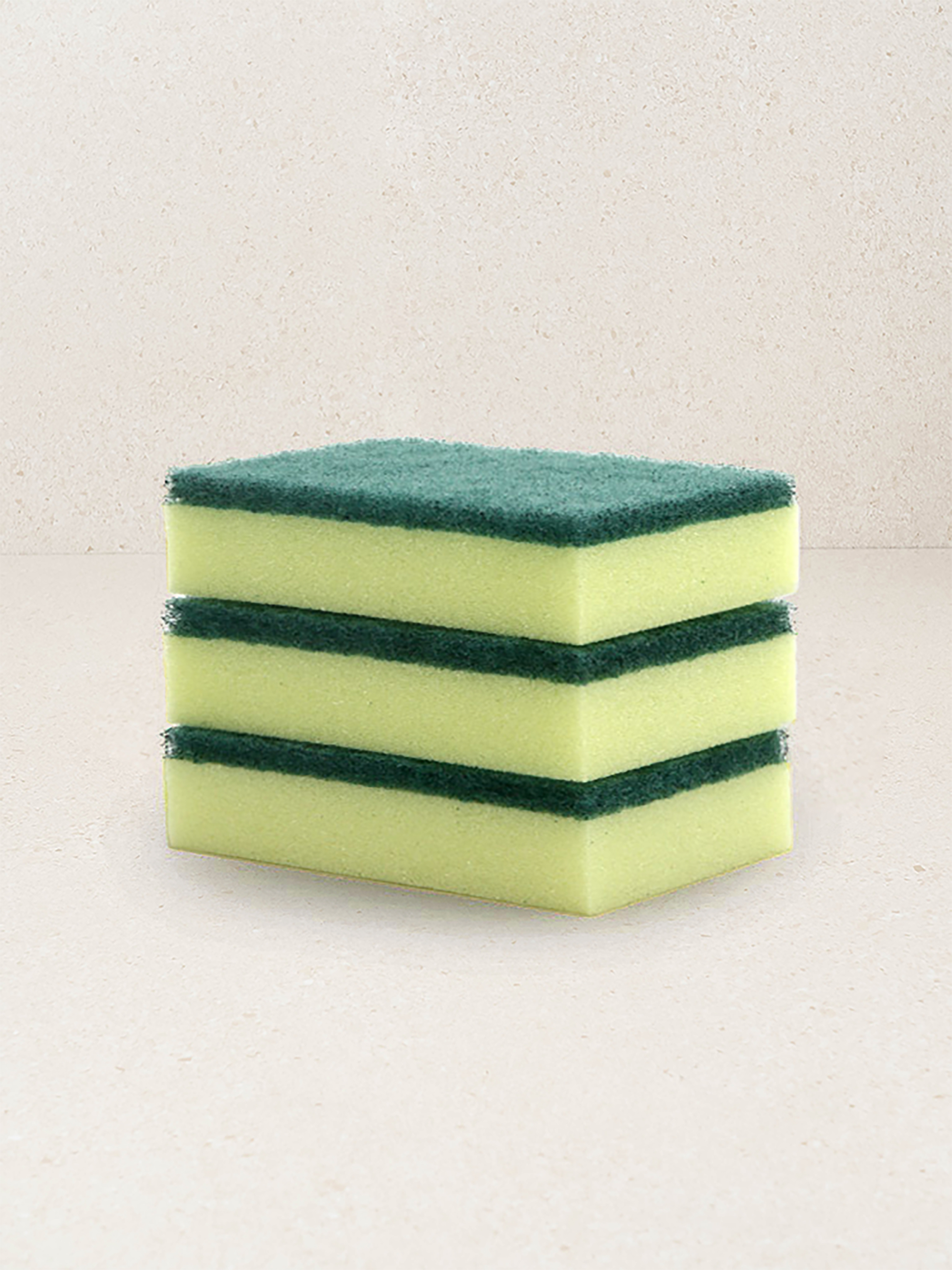 3 double-sided power scrubbers included