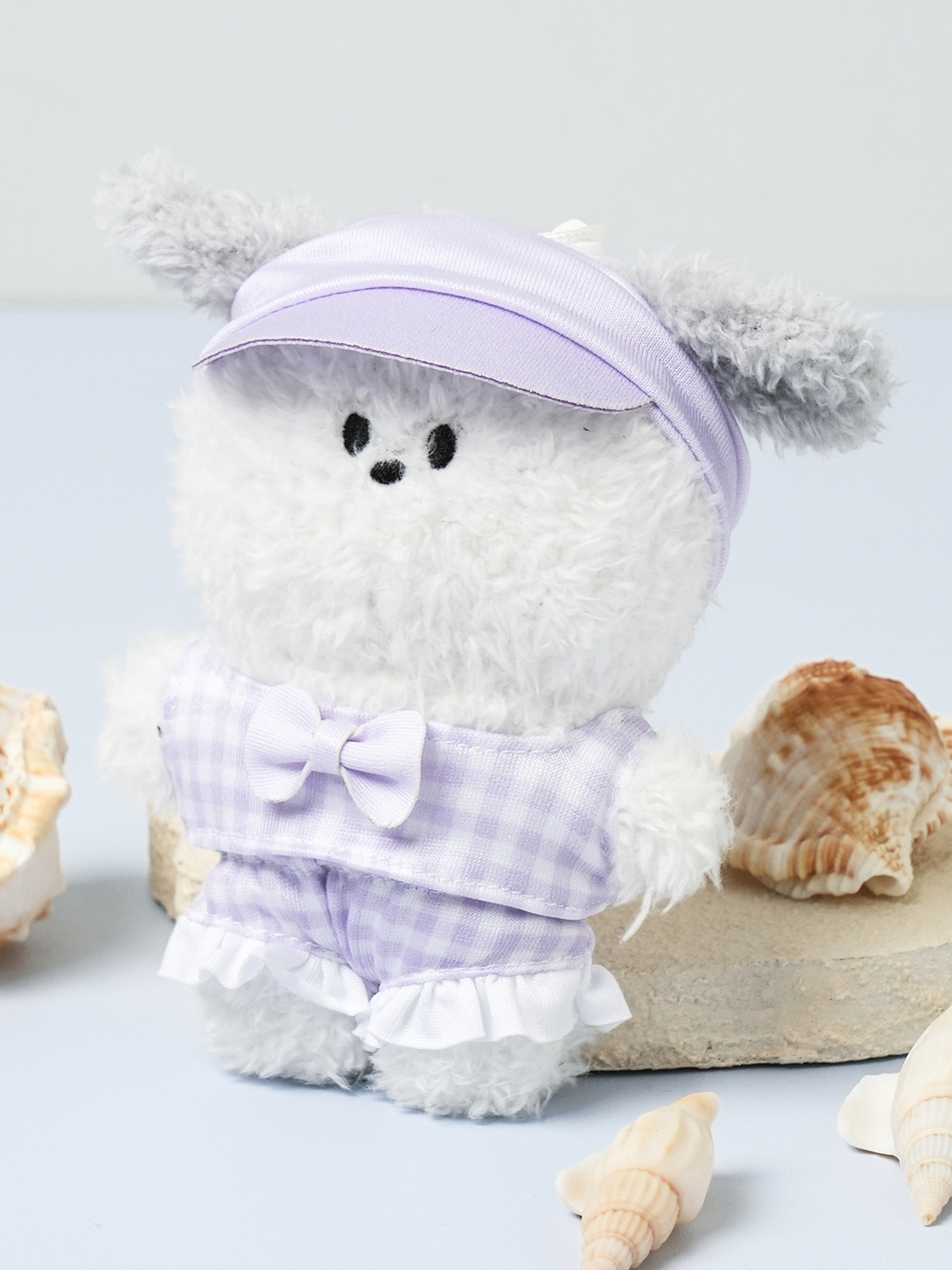 인형 DIY 옷 체크 패턴 수영복 세트