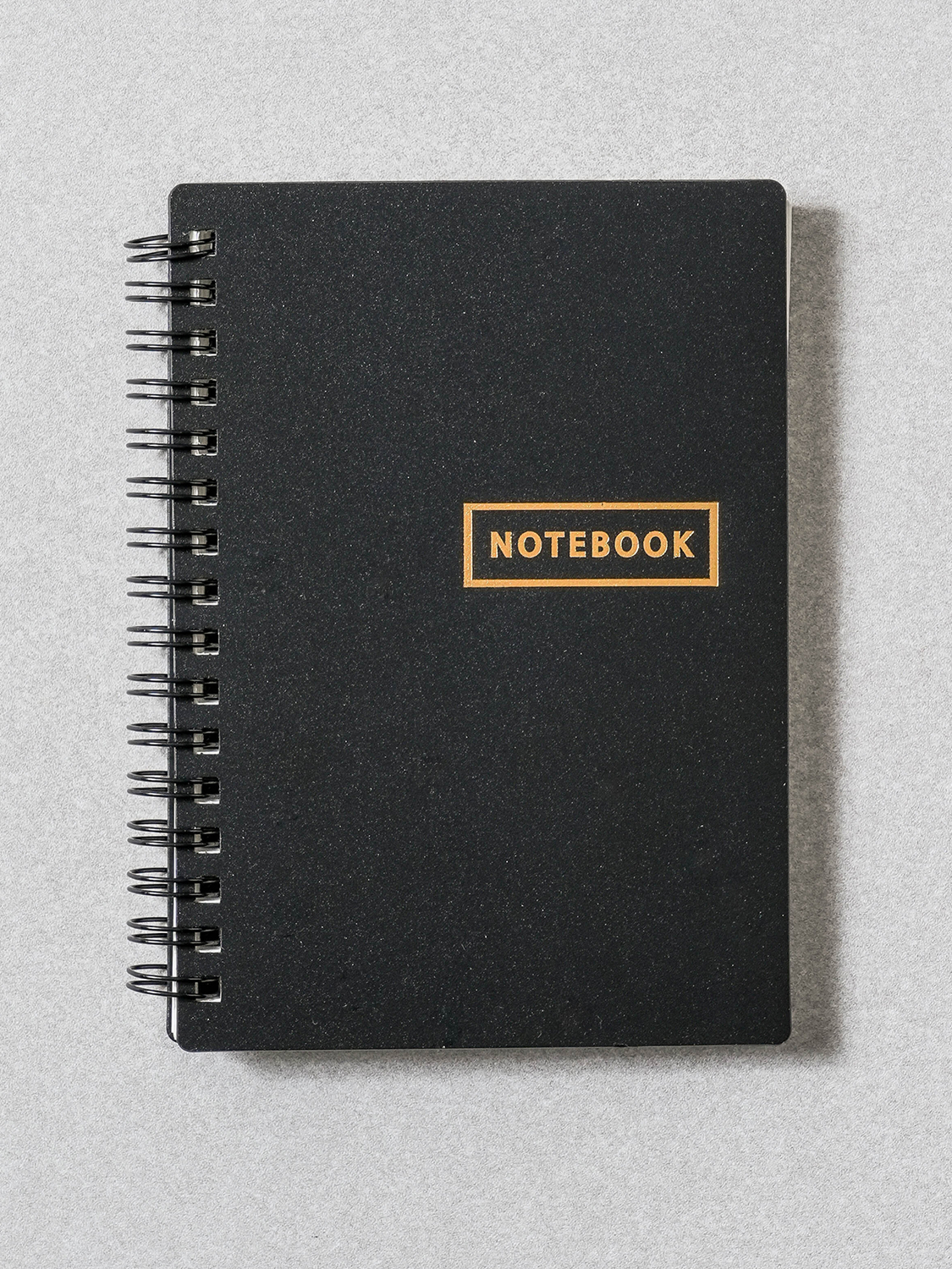 Monotone cover notebook A6 100 sheets black