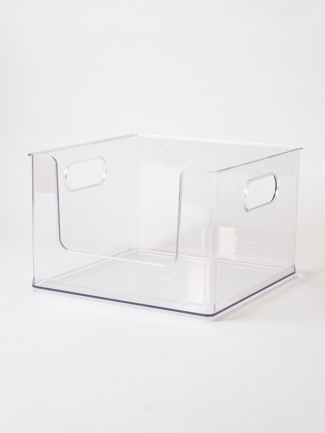 오픈형 투명 수납함 대형 30.5 X 30.5 X 20.3 cm