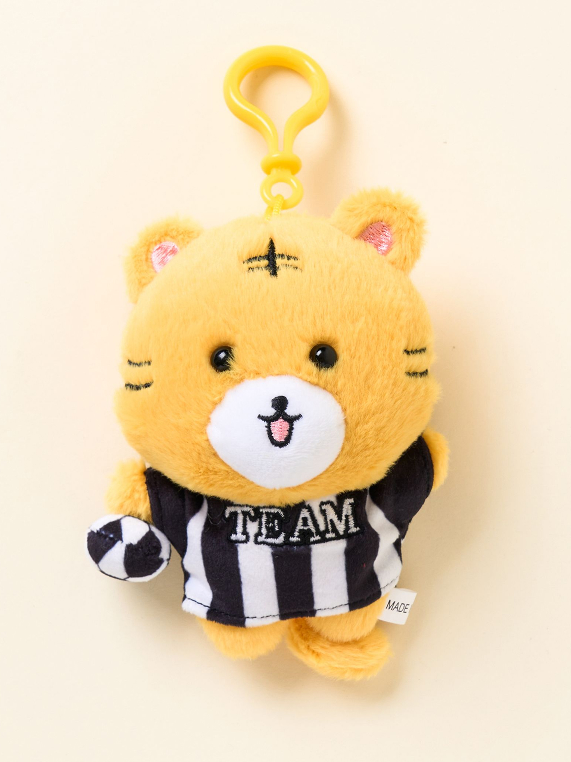 animal soccer team tiger hanging doll